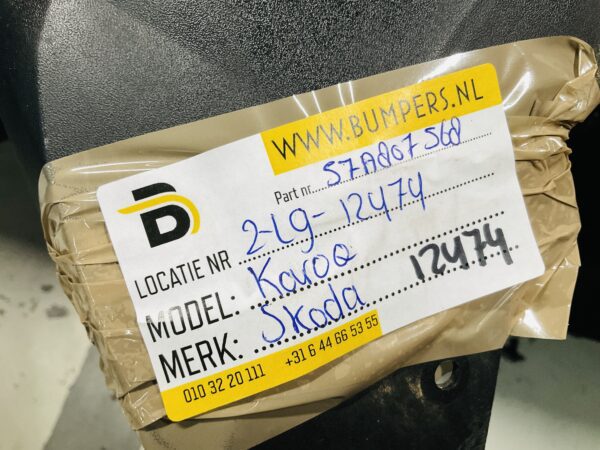 Spoiler Skoda Karoq 57A807568 Achterbumper Diffuser 2-L9-12474