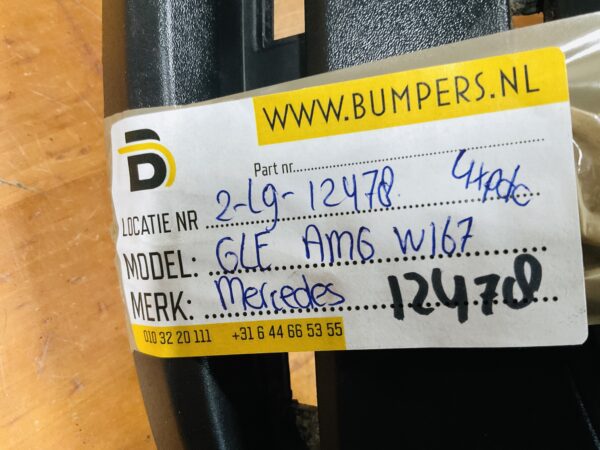 Diffuser Mercedes GLE W167 AMG 4xpdc A1678852503 Achterbumperlip 2-L9-12478