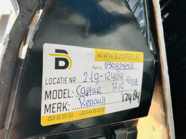 Bumperlip Renault Captur 2017-2019 4xpdc 850B25656R Voorbumperlip 2-L9-12484