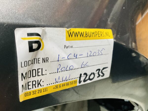 BUMPER Volkswagen Polo 6C 2013-2017 VOORBUMPER 1-C4-12035z
