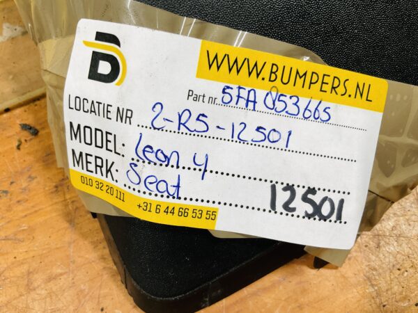 Rooster Seat Leon 5F 5FA853665 Bumper Rooster 2-R5-12501