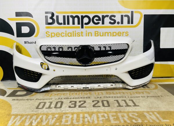 BUMPER Mercedes C Klasse W205 AMG 2014-2017 VOORBUMPER 1-A4-8576z