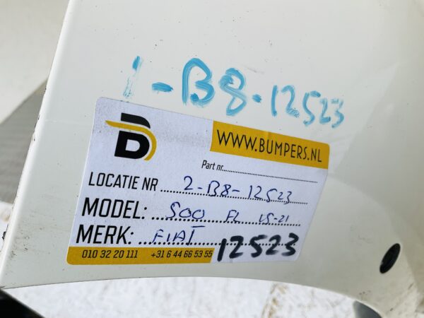 BUMPER Fiat 500 500e Electric 6xpdc 2020-2023  VOORBUMPER 2-B8-12523z