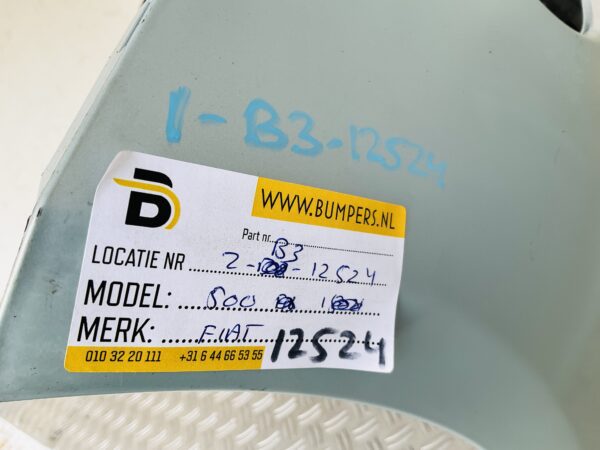 BUMPER Fiat 500 Lounge Facelift 2016-2023 VOORBUMPER 2-B3-12524z