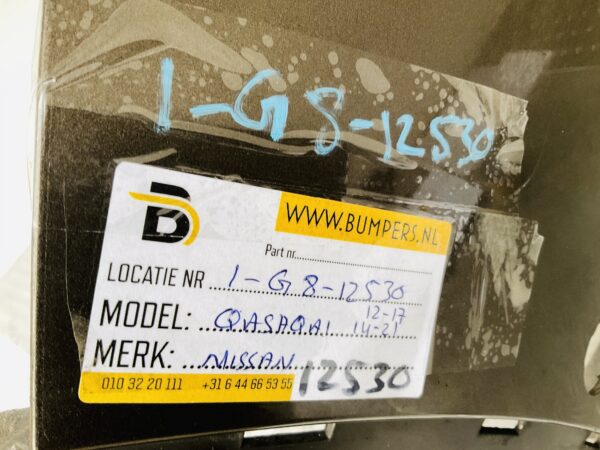 BUMPER Nissan Qashqai 4xpdc 2012-2017 VOORBUMPER 1-G8-12530z