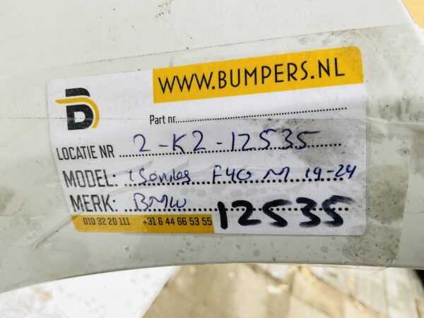 BUMPER BMW 1 Series F40 MPakket M-Pakket 6xpdc 2019-2024 VOORBUMPER 2-K2-12535z