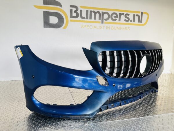 BUMPER Mercedes C Klasse W205 AMG GT Grill 6xpdc 2014-2017 VOORBUMPER 1-A4-8575z