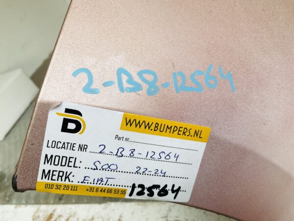 BUMPER Fiat 500 500e Electric 2020-2025 735714063 VOORBUMPER 2-B8-12564z