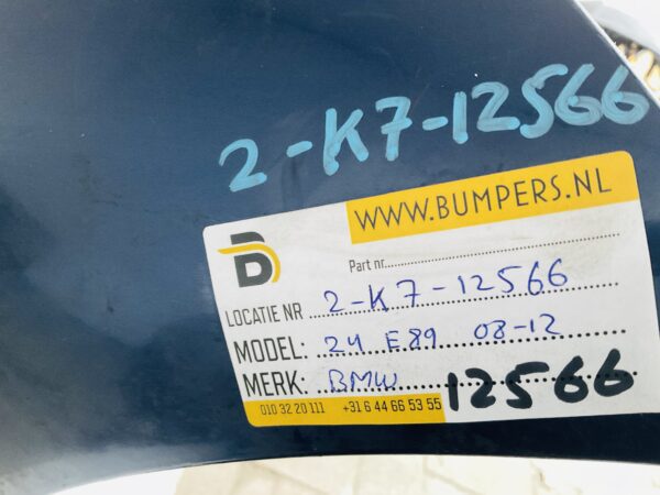 BUMPER BMW E89 Z4 2008-2012 51117192156 VOORBUMPER 2-K7-12566z