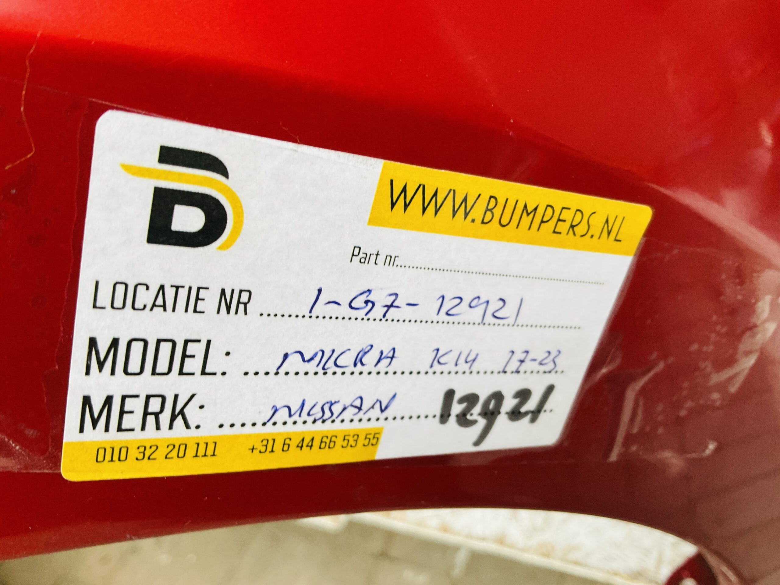 BUMPER Nissan Micra K14 2017-2024 62022-5FA0H VOORBUMPER 1-G7-12921z