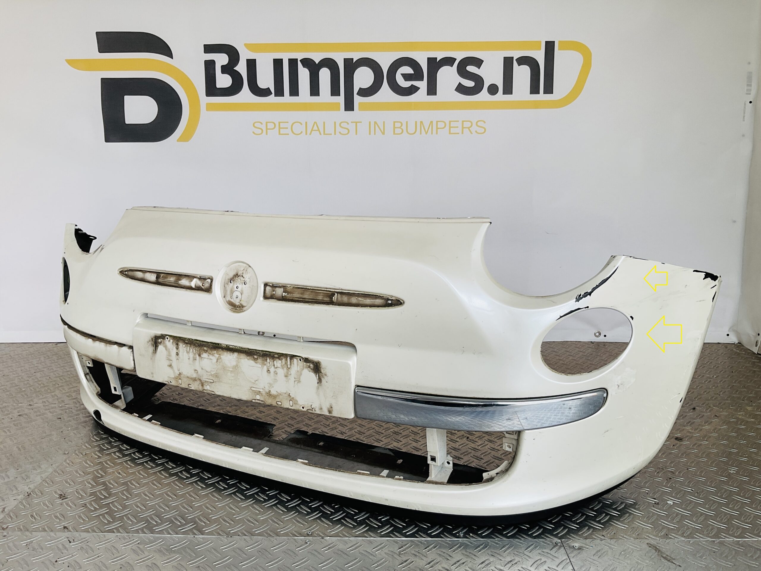 Bumper Fiat 500 2007-2015 735426888 Voorbumper 2-B3-13166z