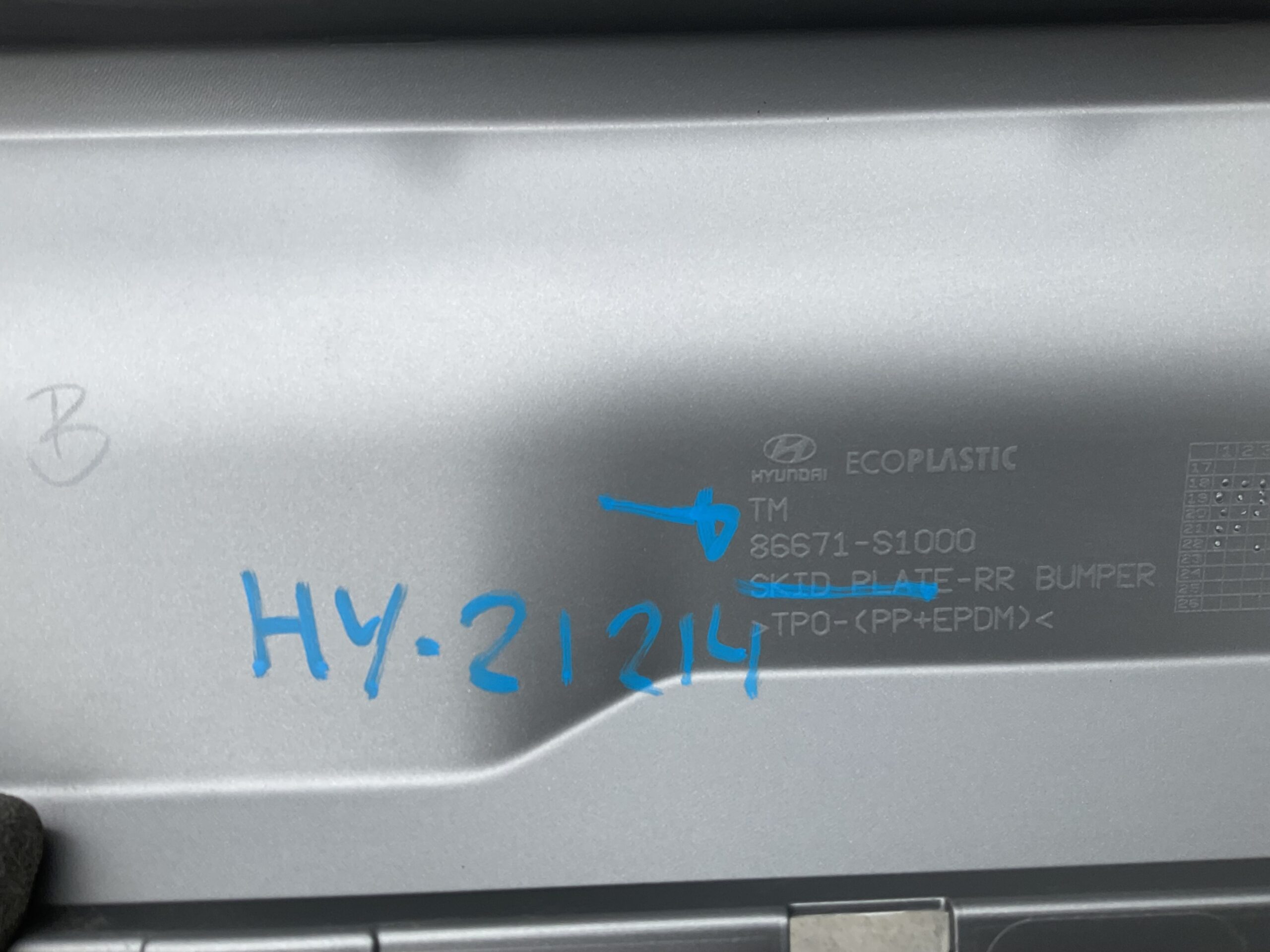 Achterbumper lip Hyundai Santa Fe 86671-S1000 Diffuser HY-21214