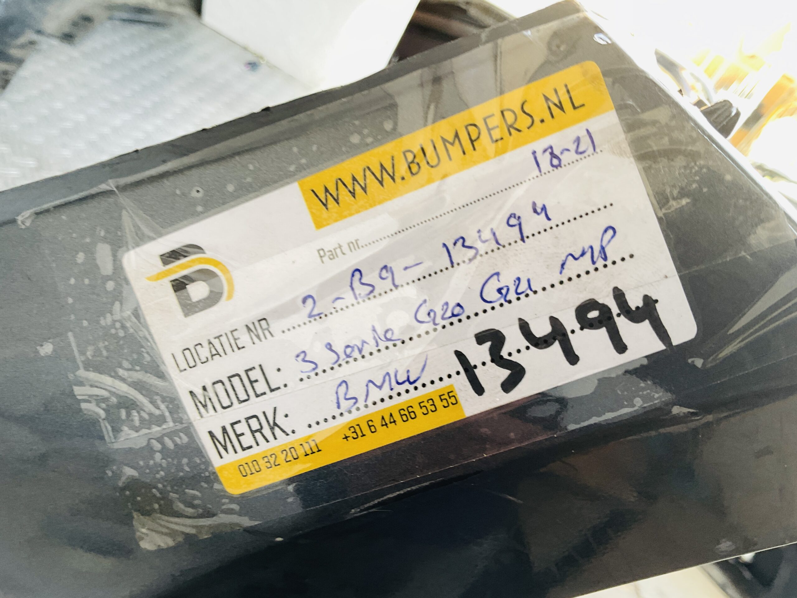 Bumper BMW 3 Serie G20 G21 MPakket M-Pakket 51118069346 Voorbumper 2-K9-13494R