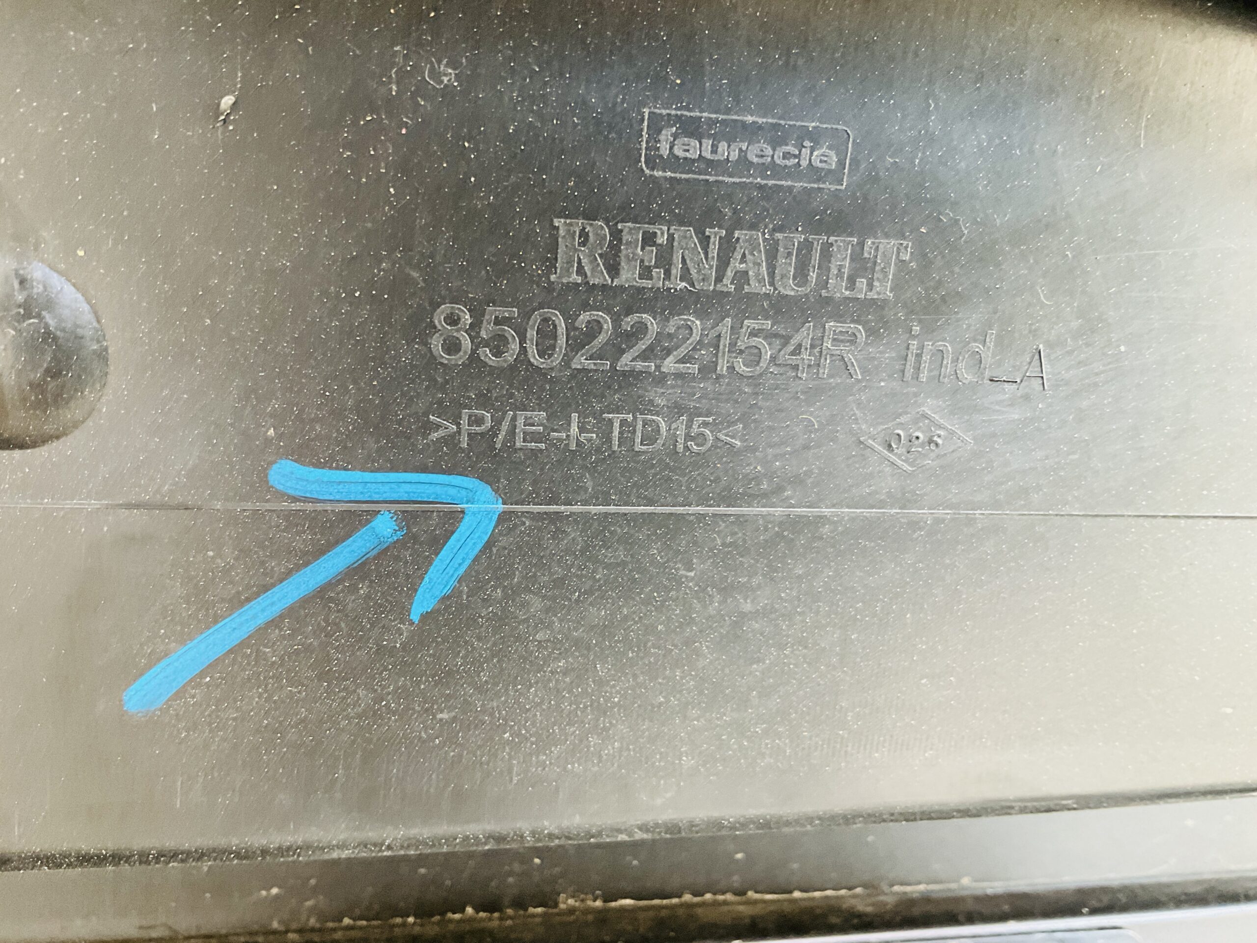 Bumper Renault Kadjar 2014-2023 4xpdc 850222154R Achterbumper 1-R8-13182