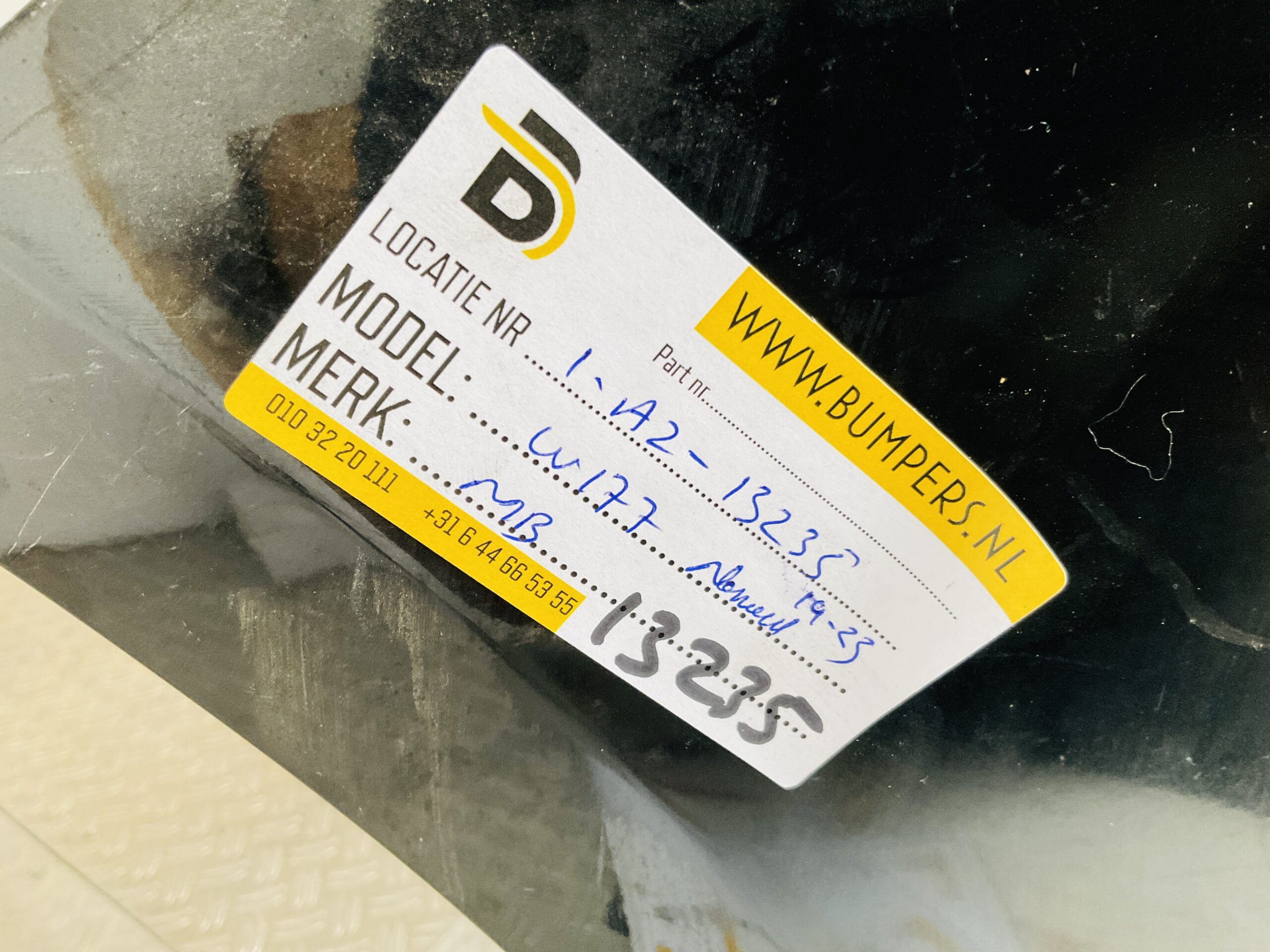 Bumper Mercedes A Klasse w177 Normaal 6xpdc 2019-2023 A1778853600 Voorbumper 1-A2-13235R