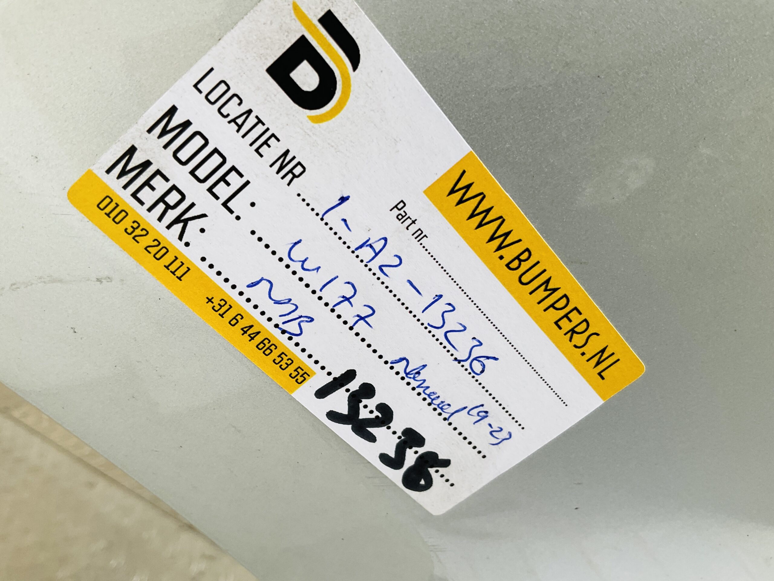 Bumper Mercedes A Klasse w177 Normaal 6xpdc 2019-2023 A1778853600 Voorbumper 1-A2-13236R