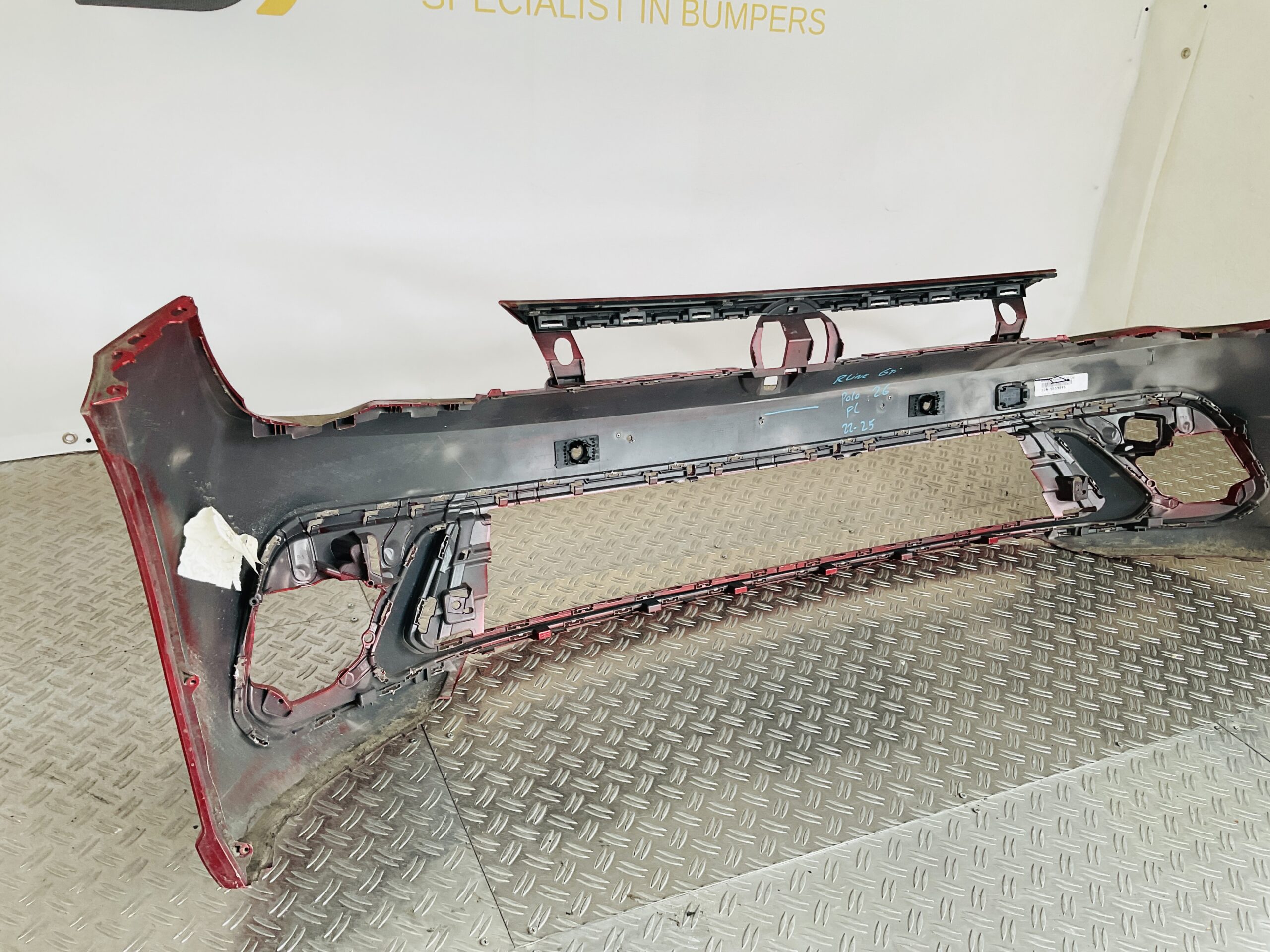 Bumper Volkswagen Polo 2G Facelift 4xpdc 22-25 2GS807221H Voorbumper 1-C3-13278z