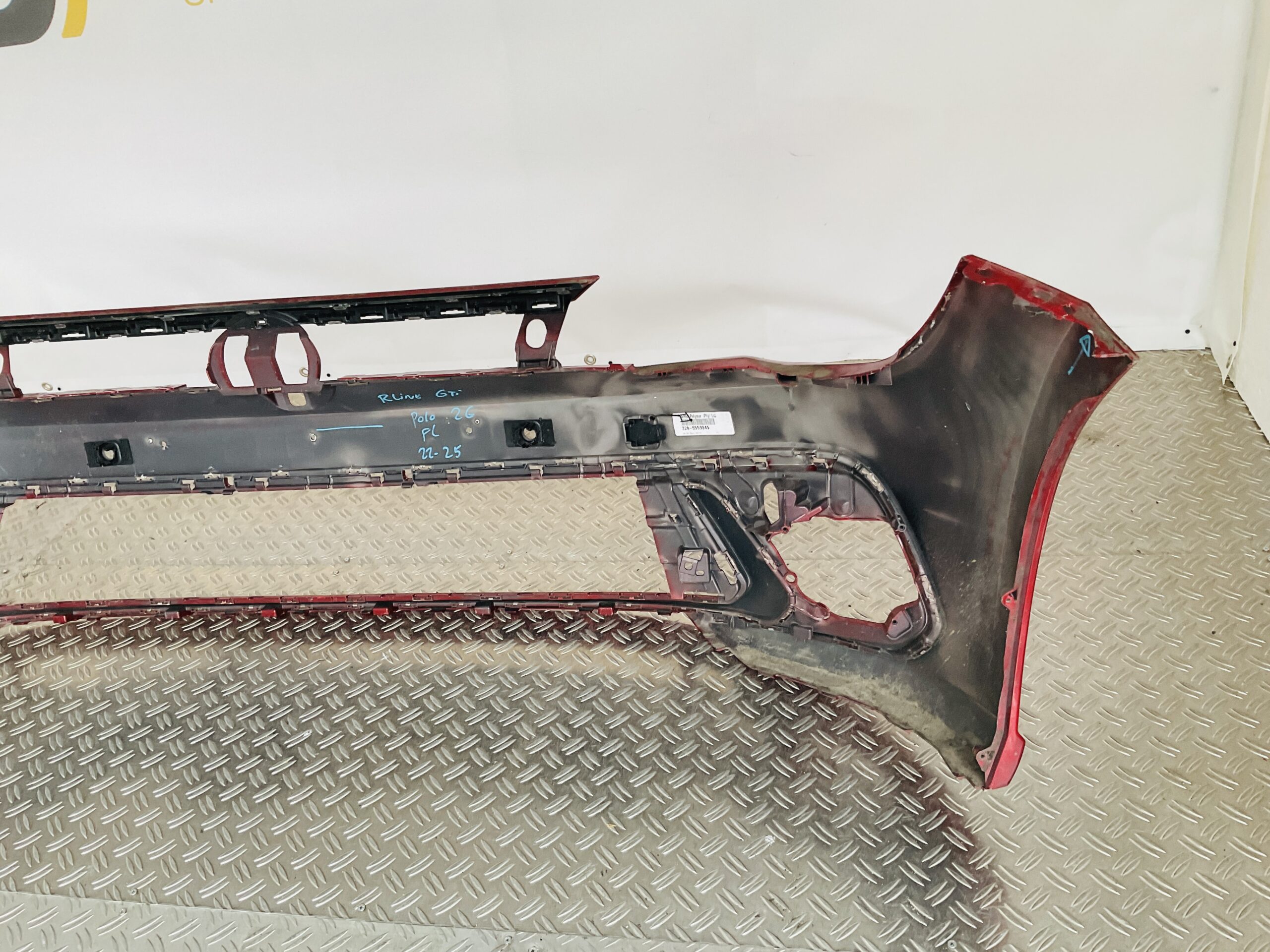 Bumper Volkswagen Polo 2G Facelift 4xpdc 22-25 2GS807221H Voorbumper 1-C3-13278z