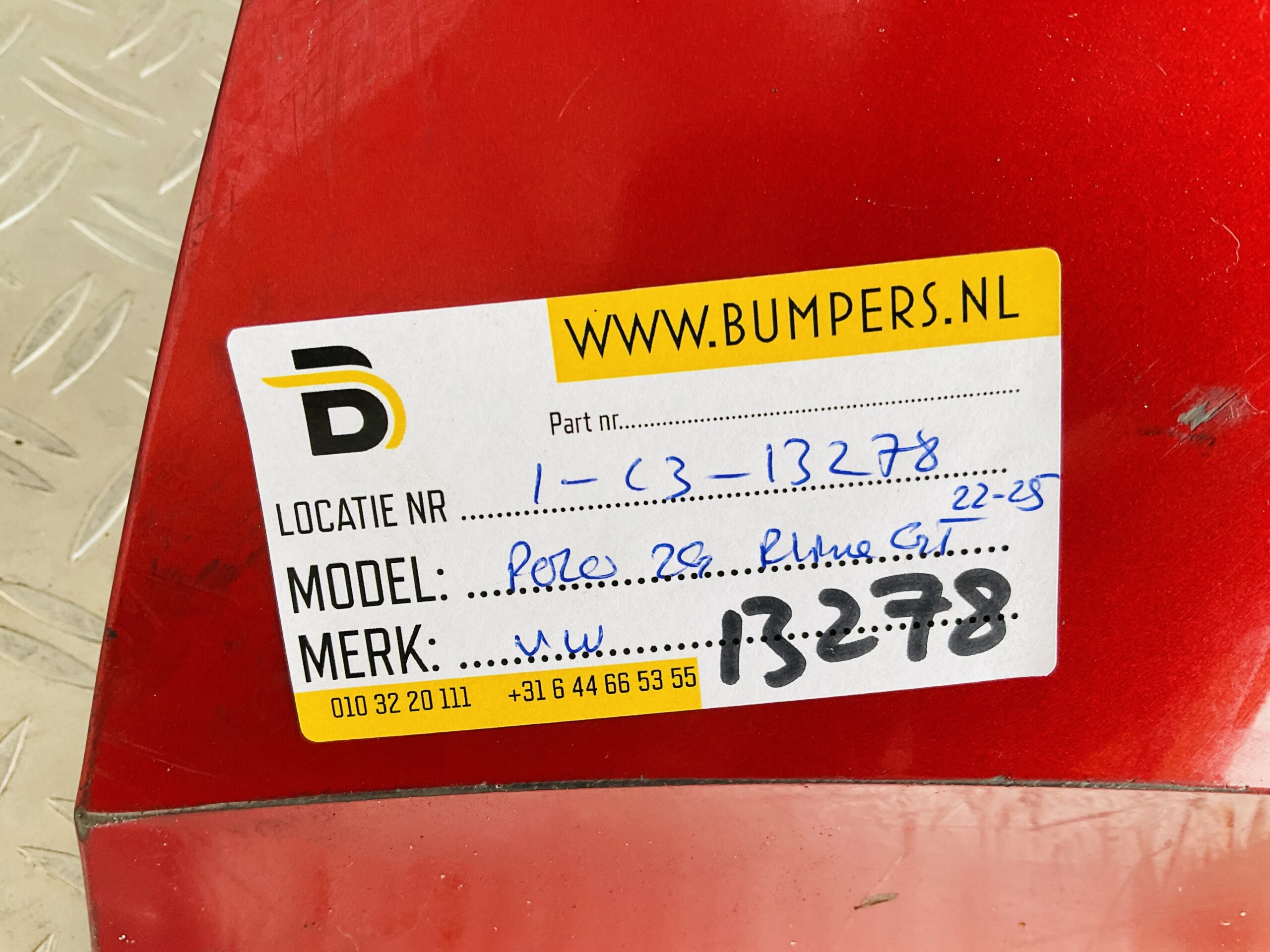 Bumper Volkswagen Polo 2G Facelift 4xpdc 22-25 2GS807221H Voorbumper 1-C3-13278z