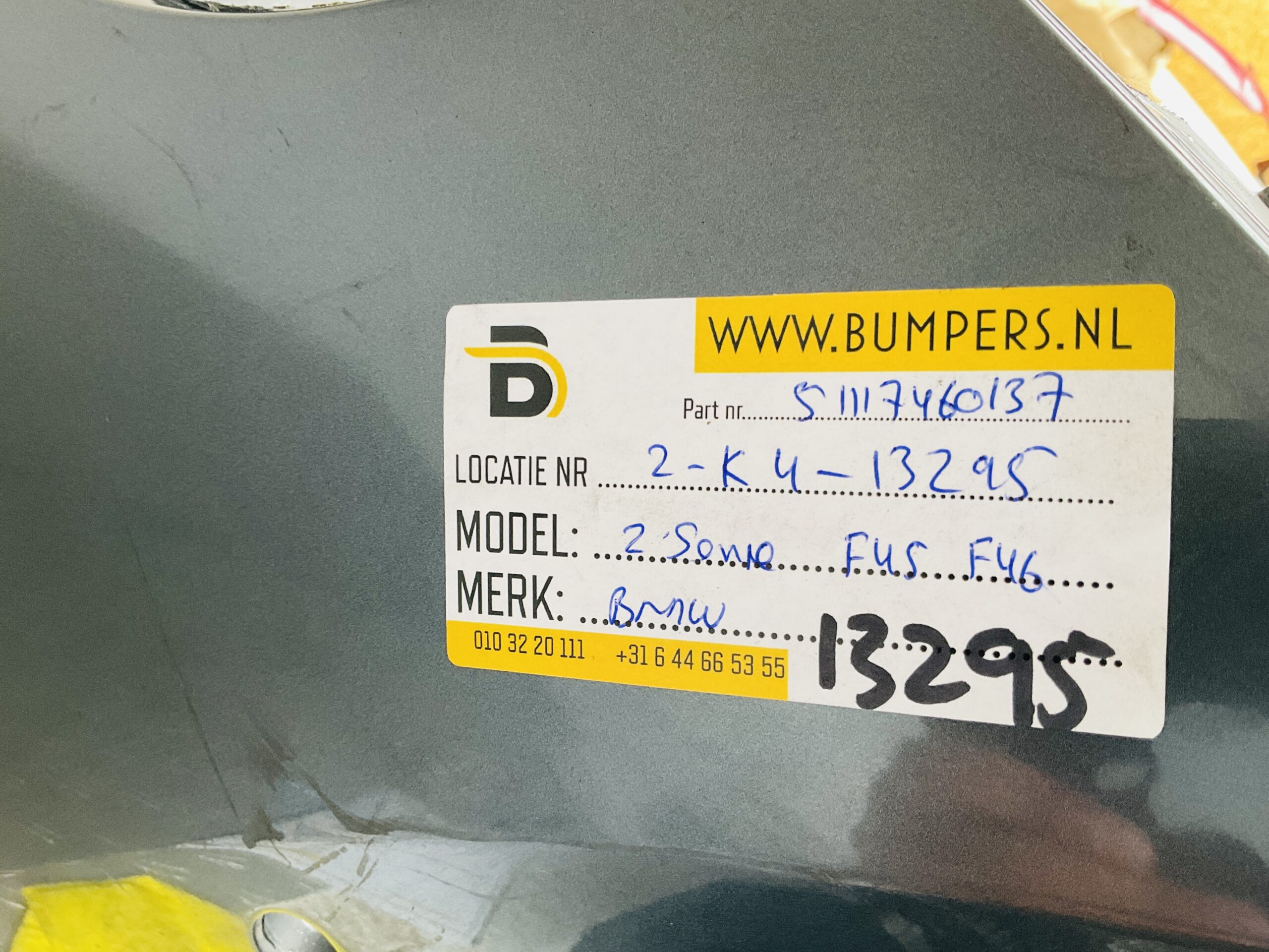 Bumper BMW 2 Serie F45 F46 LCI 6xpdc 51117480373 Voorbumper 2-K4-13295R