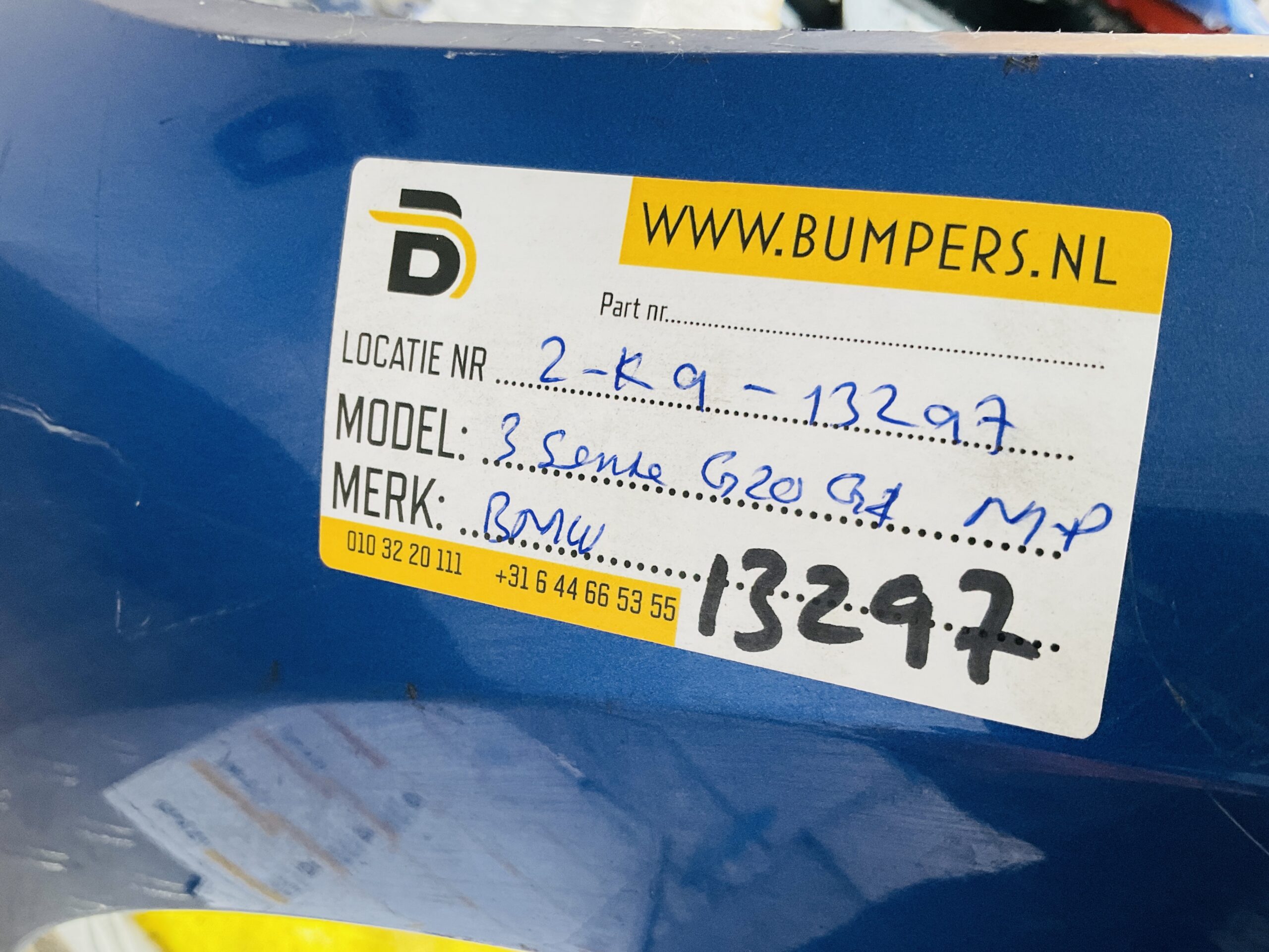 Bumper BMW 3 Serie G20 G21 MPakket M-Pakket 51118069346 Voorbumper 2-K9-13297R