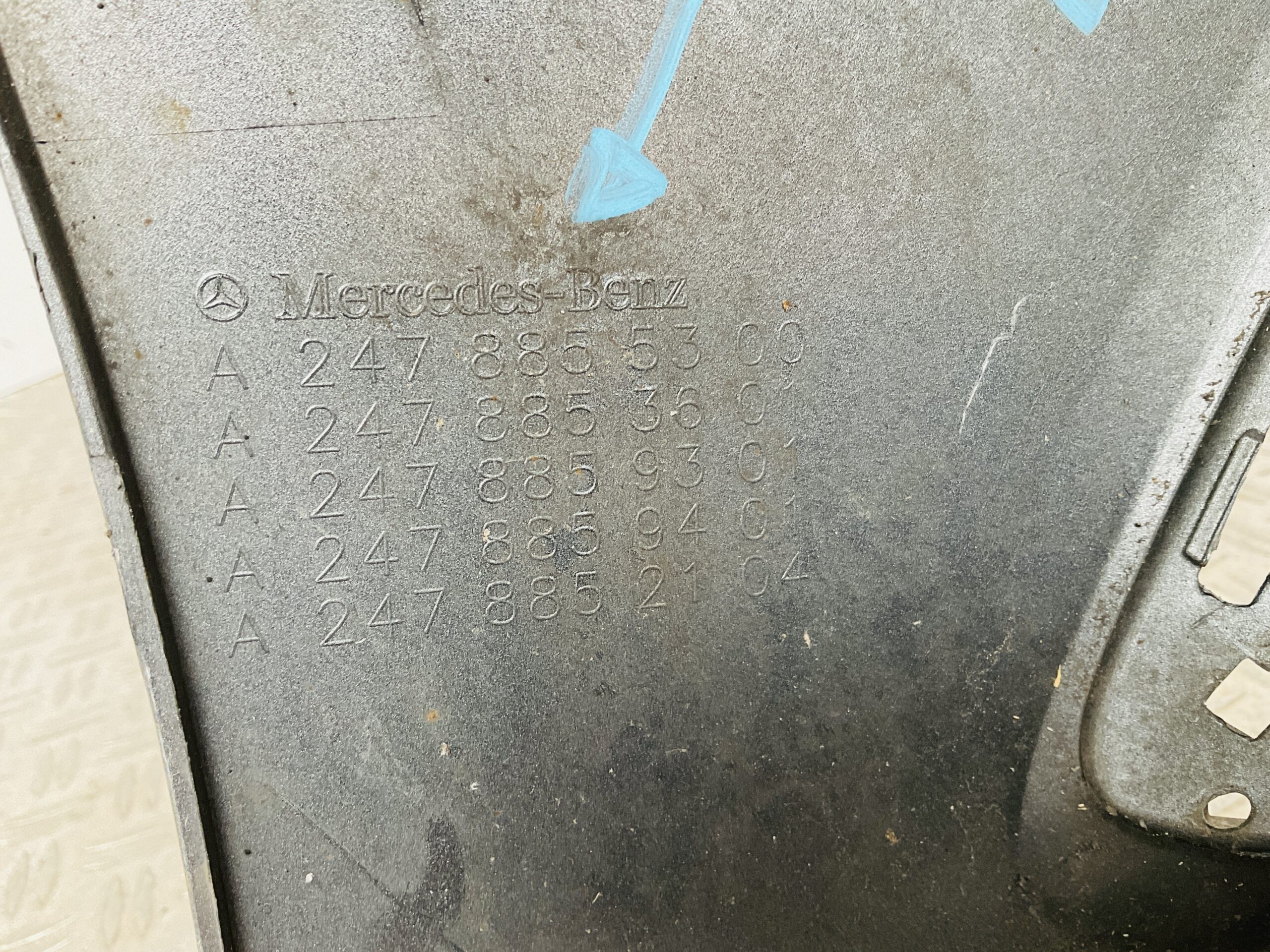 Bumper Mercedes B Klasse W247 Normaal 2019-2024 A2478855300 Voorbumper 1-B1-13357R