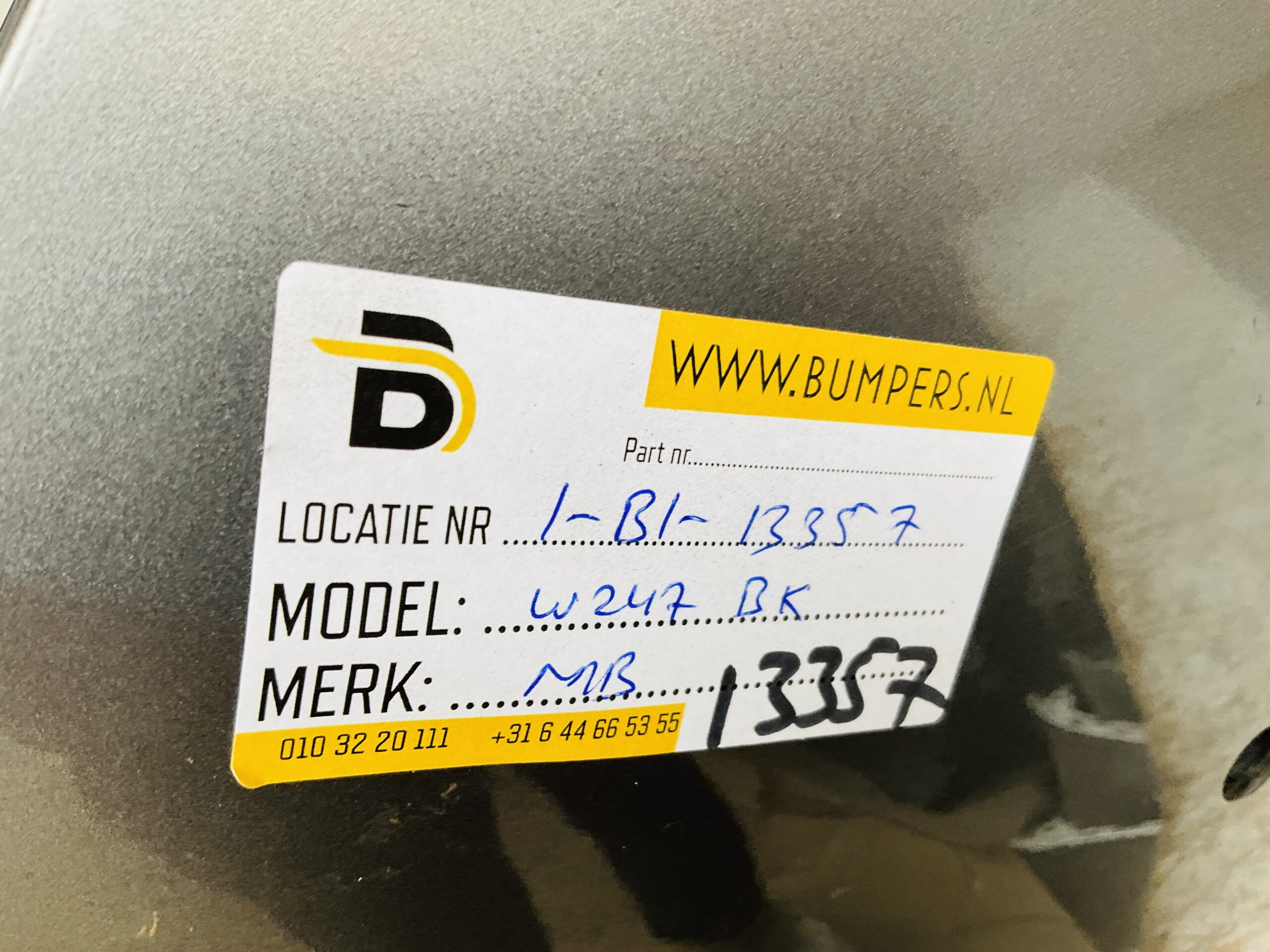 Bumper Mercedes B Klasse W247 Normaal 2019-2024 A2478855300 Voorbumper 1-B1-13357R