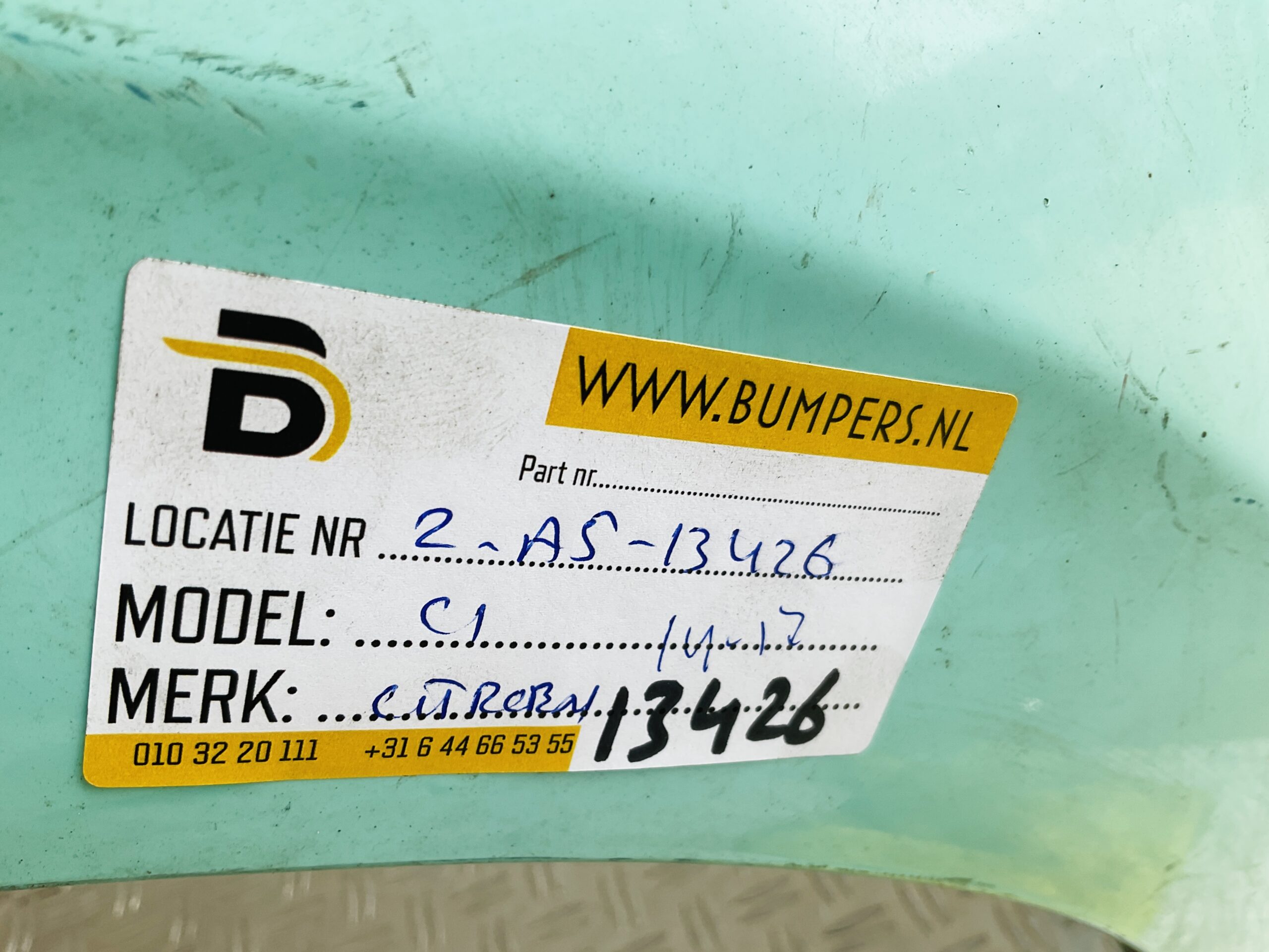 Bumper Citroen C1 2014-2023 Voorbumper 2-A5-13426R