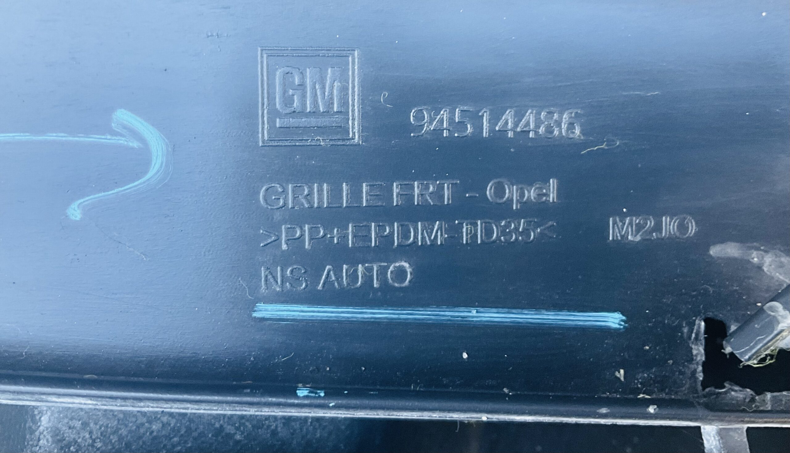 Bumper Grill Opel Karl 1 94514486 Voorbumper Grille Op-21213