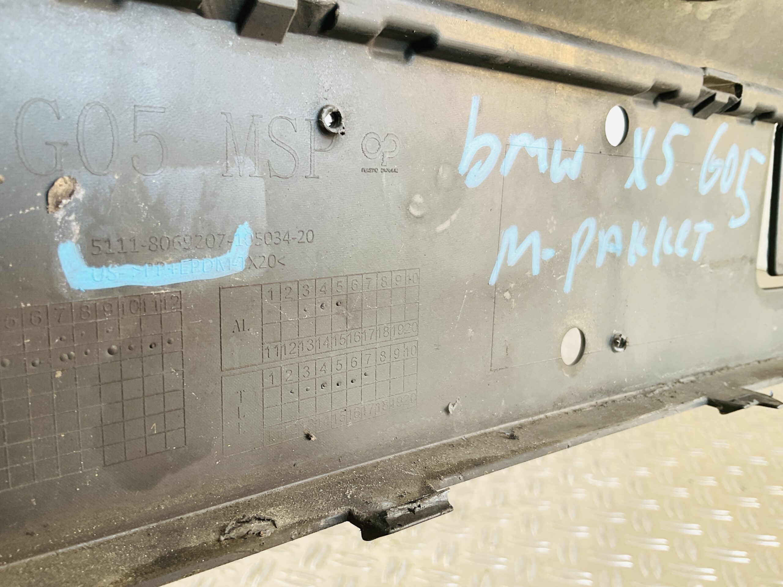 Bumper BMW X5 G05 MPakket M-Pakket 18-21 51118069207 Voorbumper 2-K5-13554R