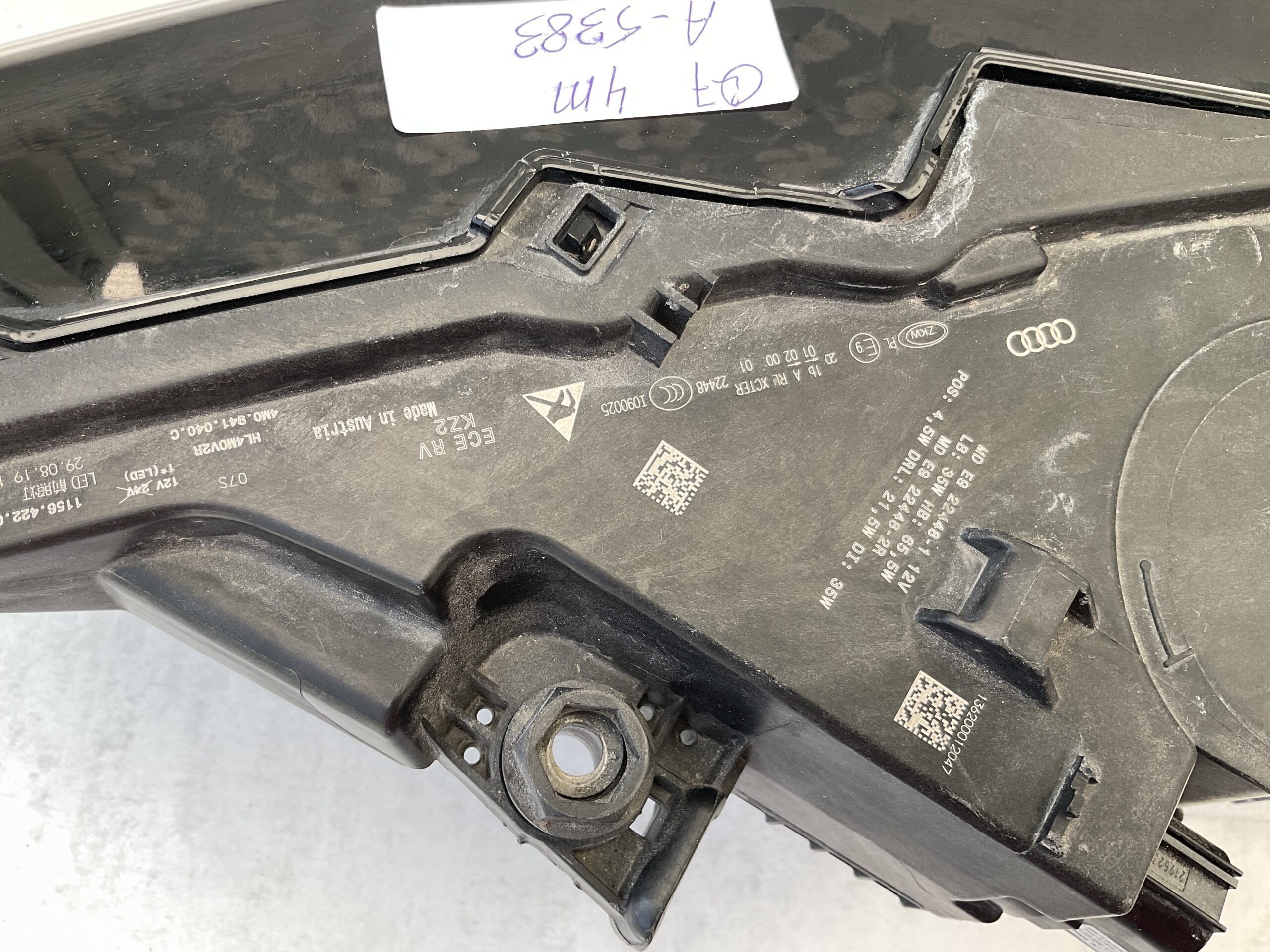 KOPLAMP AUDI Q7 4M MATRIX FULL LED 4M0941040C RECHTS A-5383