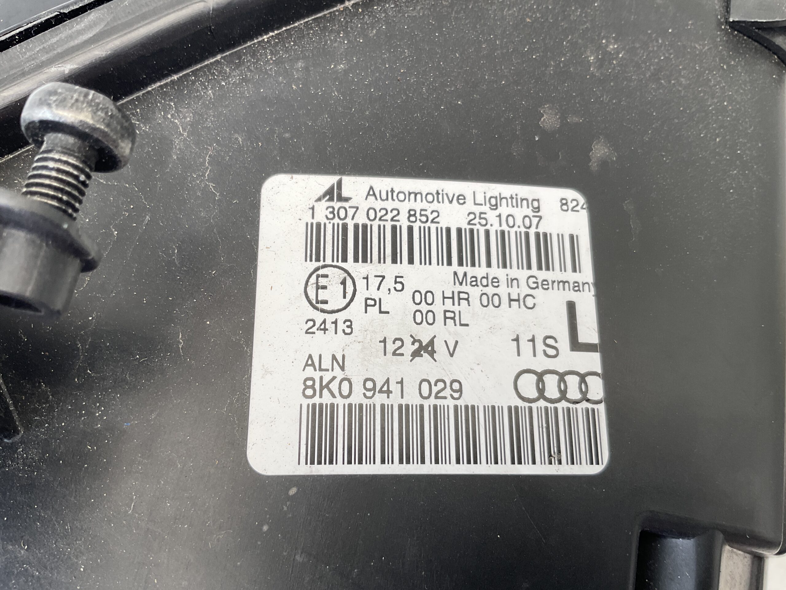 KOPLAMP AUDI A4 8K HALOGEEN 8K0941029 LINKS A-8483