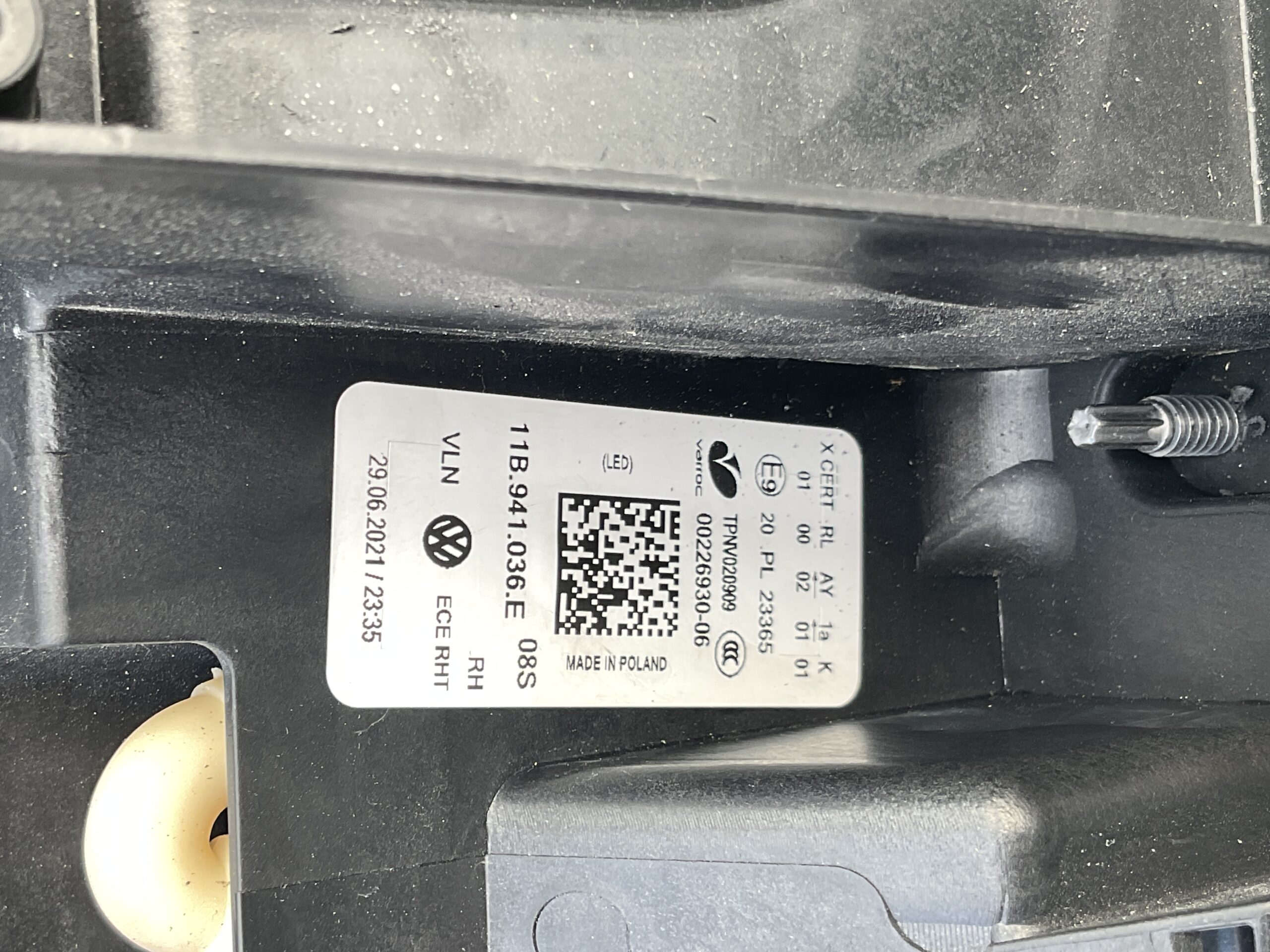 KOPLAMP VOLKSWAGEN ID4 IQ FULL LED 11B941036E RECHTS VW-4937