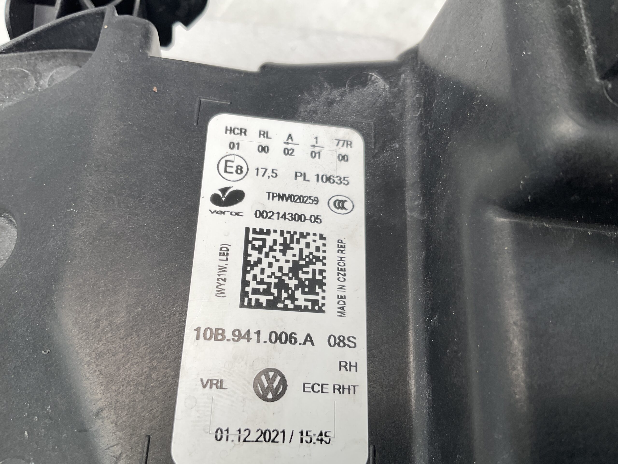 KOPLAMP VOLKSWAGEN ID3 10B941006A RECHTS VW-4929