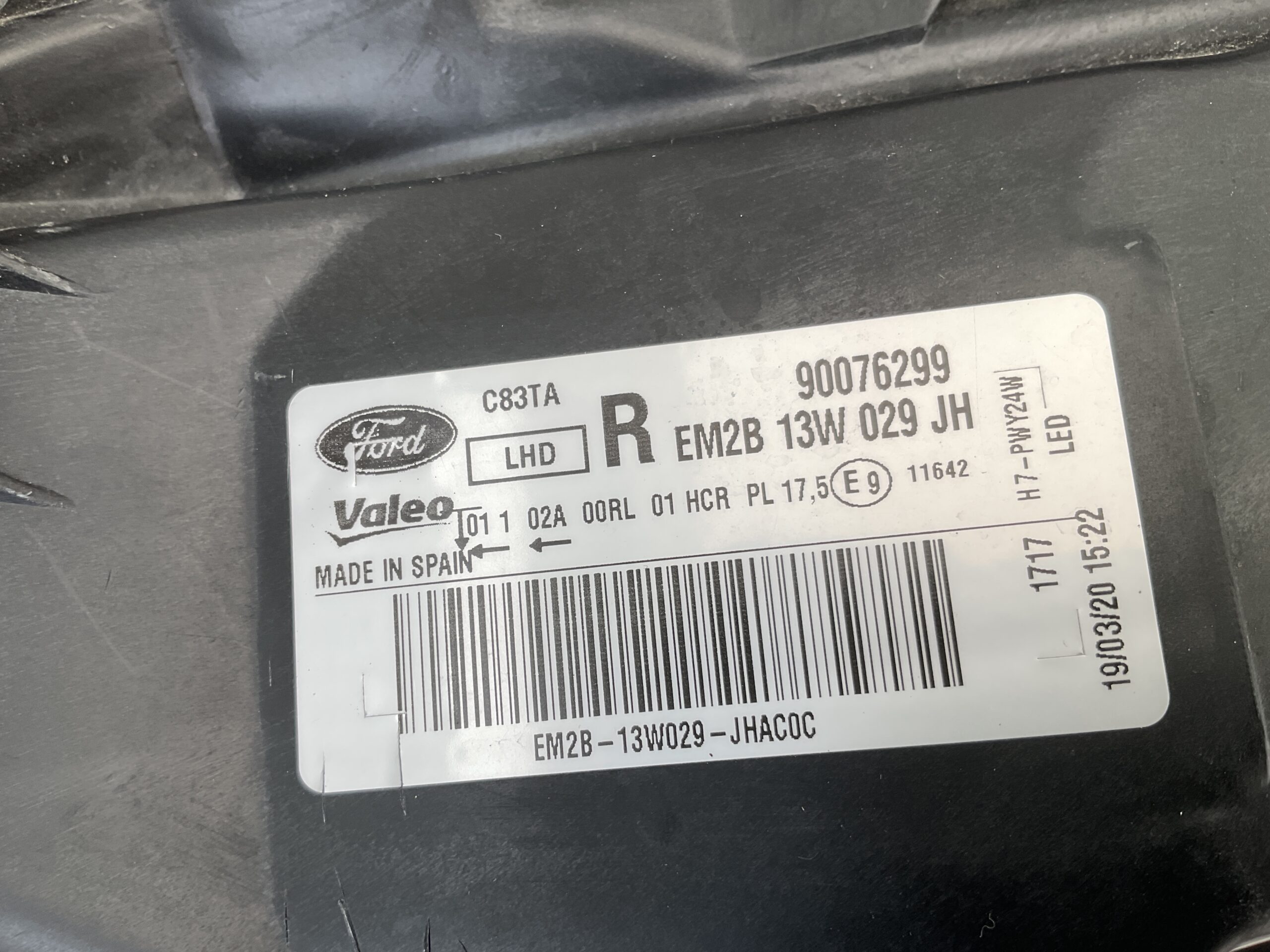 KOPLAMP FORD SMAX S-MAX GALAXY MK2 XENON LED EM2B13W029-JH RECHTS FO-4399