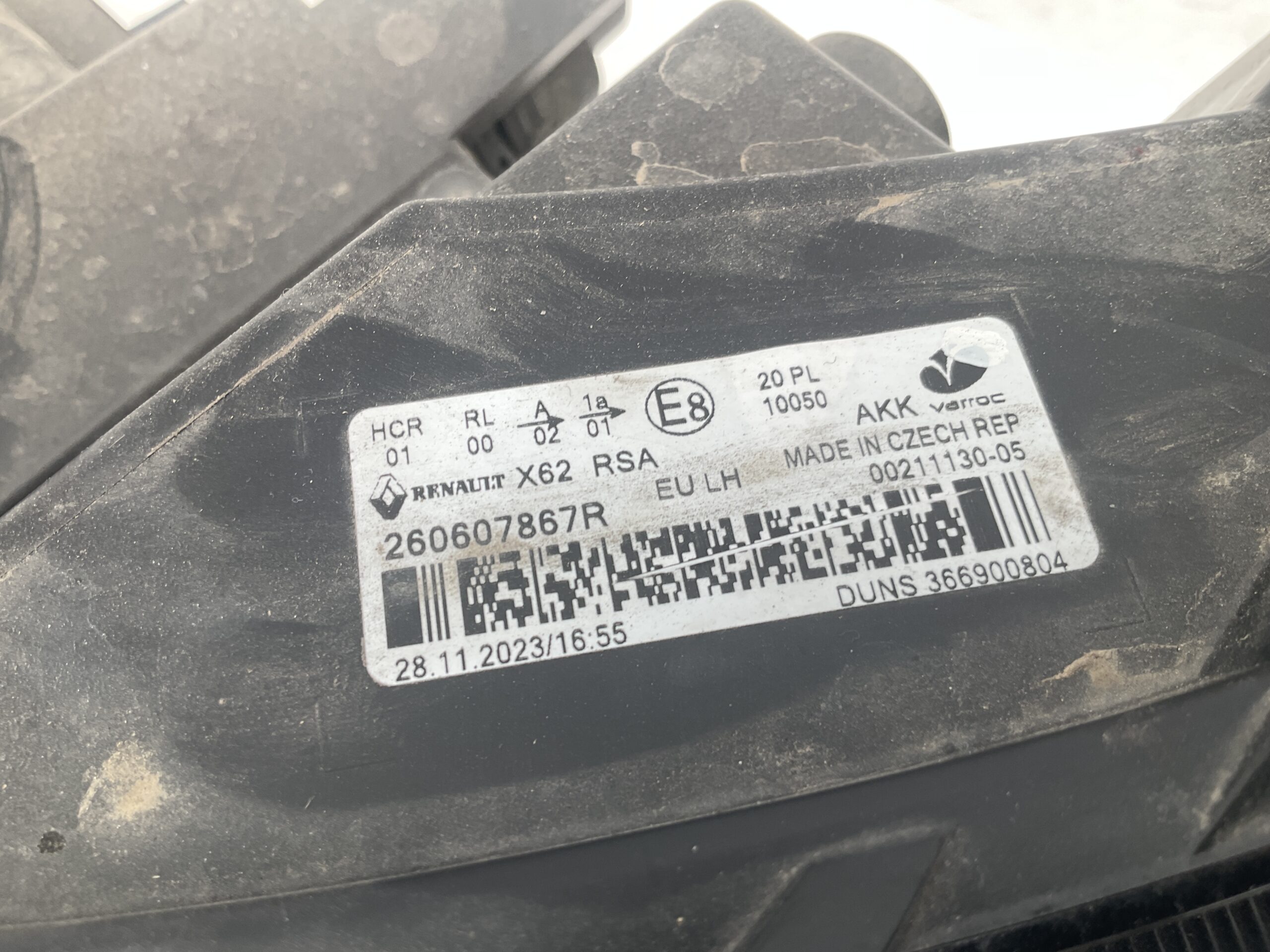 KOPLAMP RENAULT MASTER III FACELIFT 19-24 LED 260607867R LINKS RE-671A