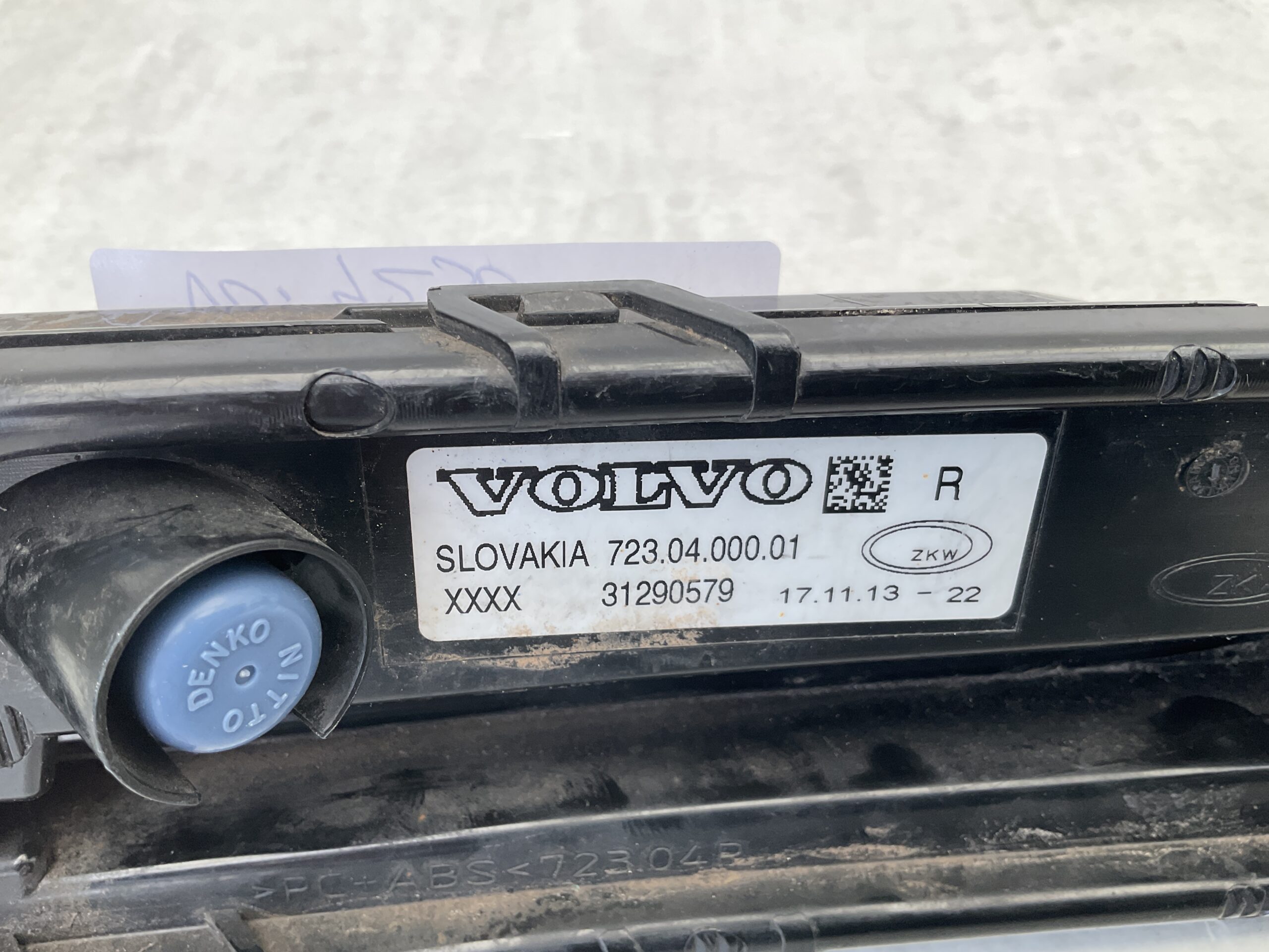 MISTLAMP VOLVO V40 31290579 RECHTS VO-4236