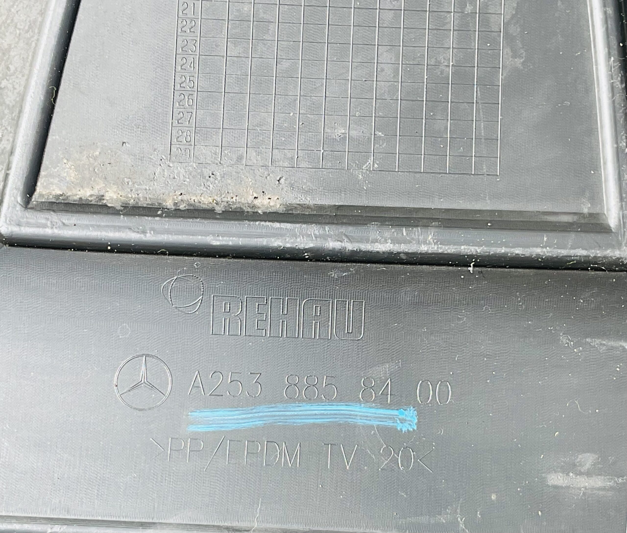 Bumper Lip Mercedes Glc W253 A2538858400 achterbumper Spoiler MB-21255