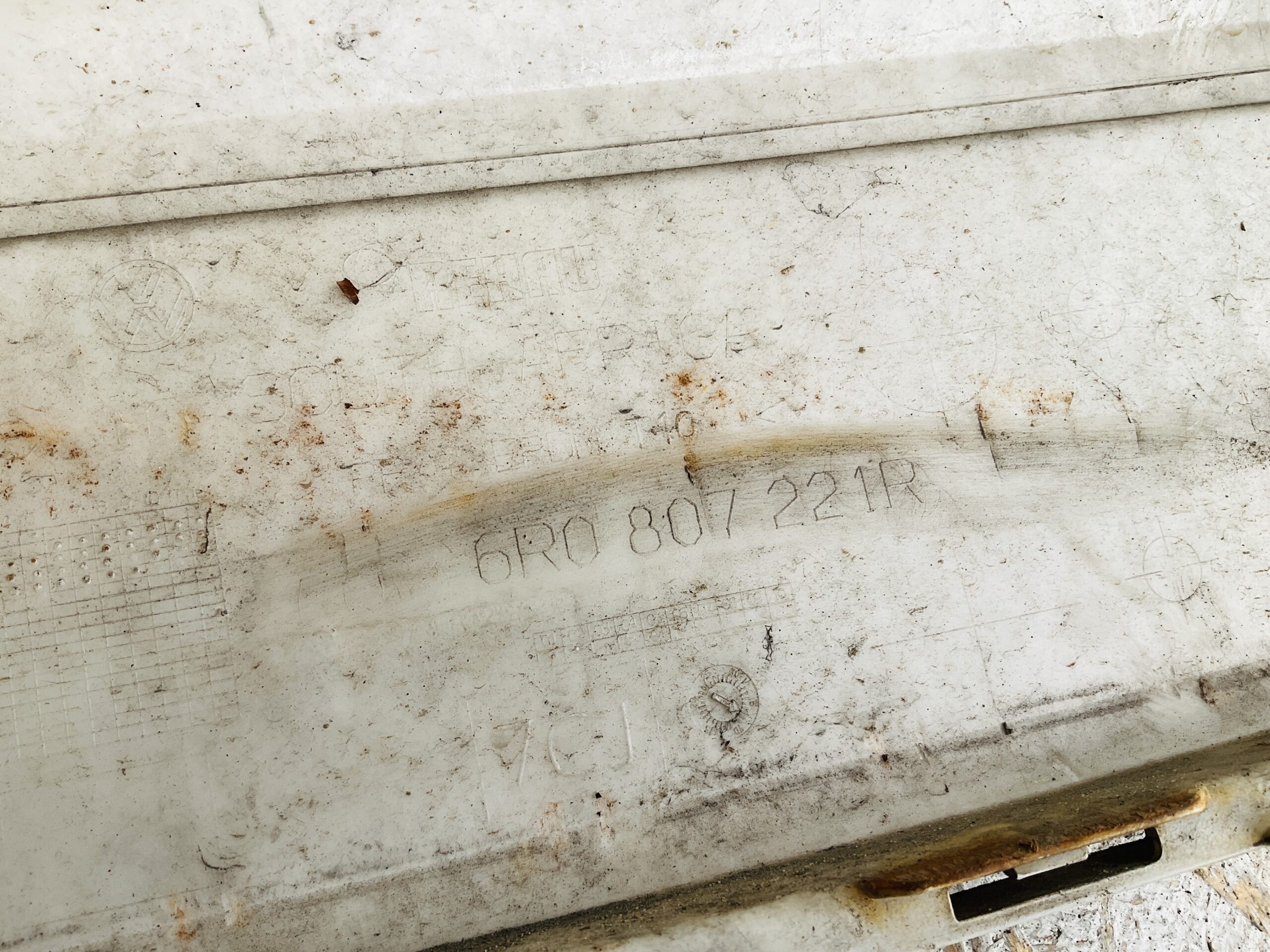 Bumper Volkswagen Polo 6R 2007-2012 6R0807221 Voorbumper 1-C4-13837z