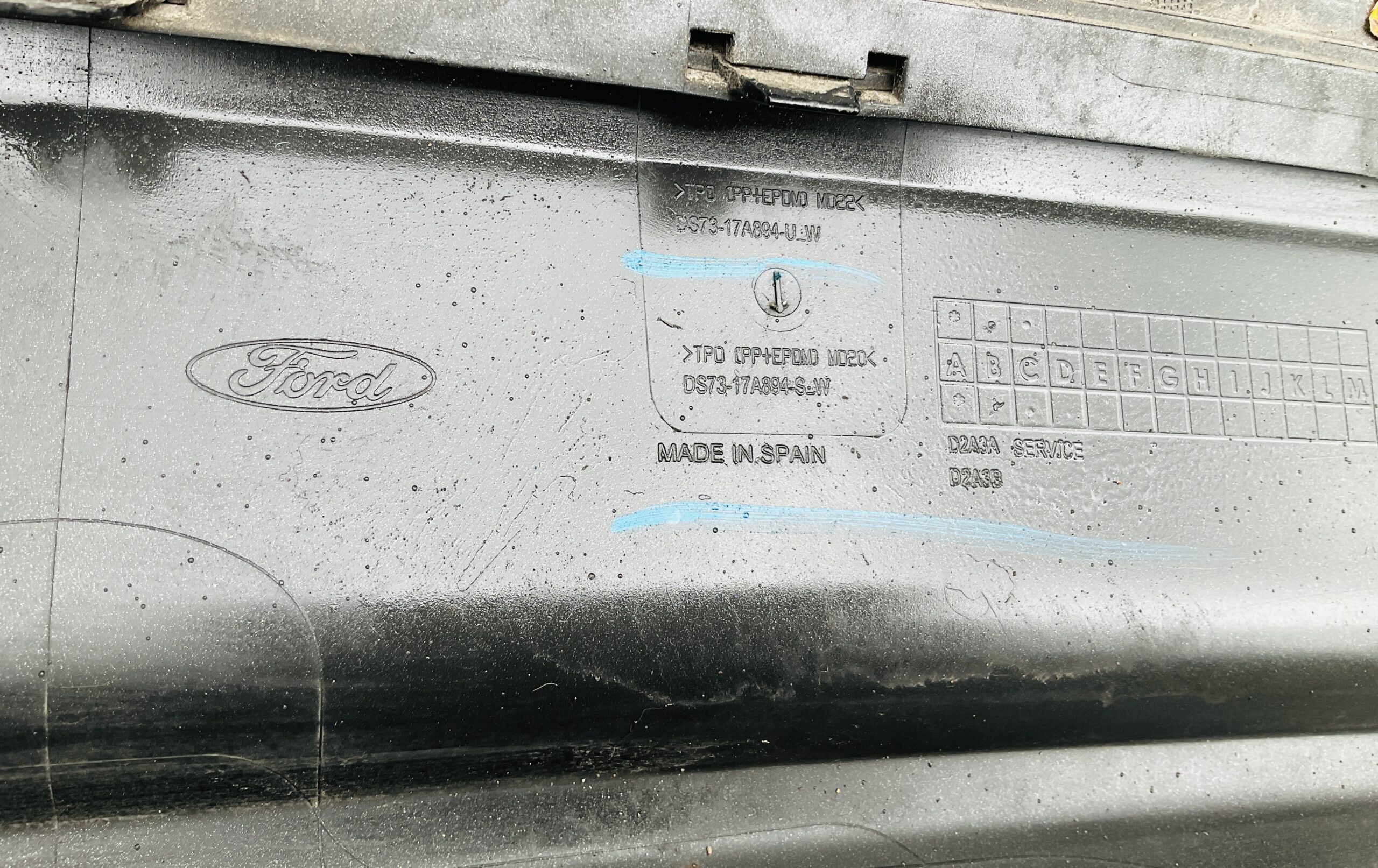 Bumper Lip Ford Mondeo DS7317a894SW Bumper spoiler FO-21333