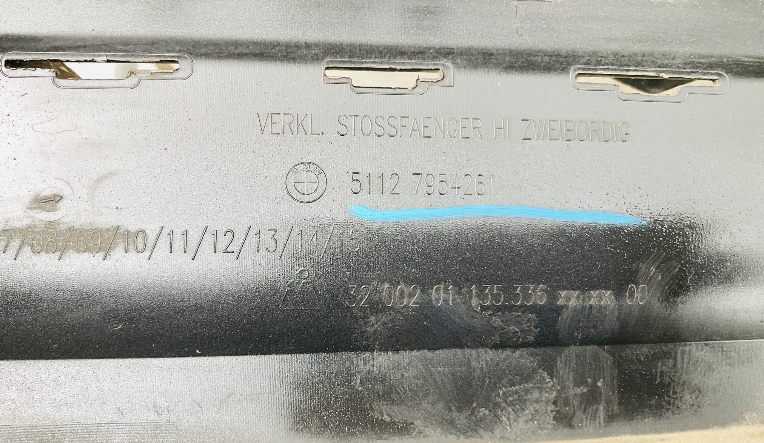 Bumper Lip BMW X1 F48 51127954261 Achterbumper spoiler BM-21332