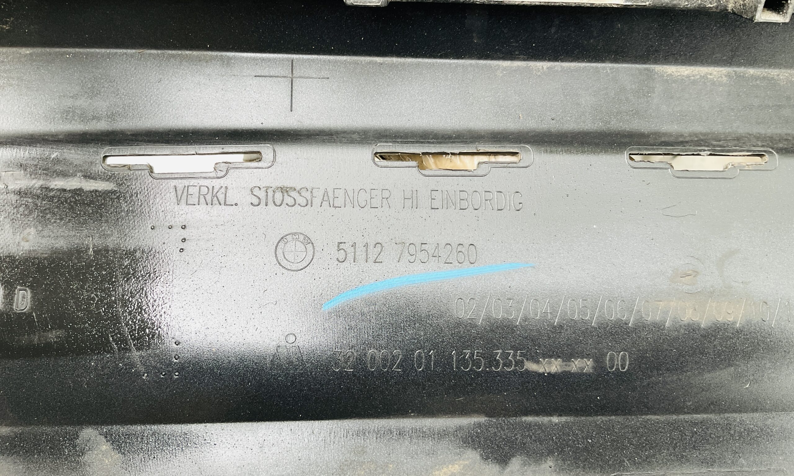 Bumper Lip BMW X1 F48 51127954261 Achterbumper spoiler BM-21332