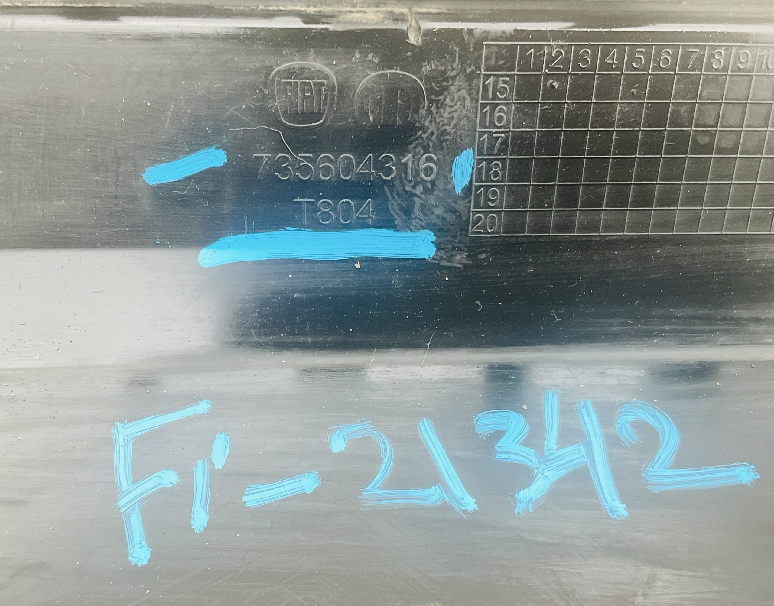 AchterbumperLip Fiat Tipo 735604316 Diffuser Fi-21342