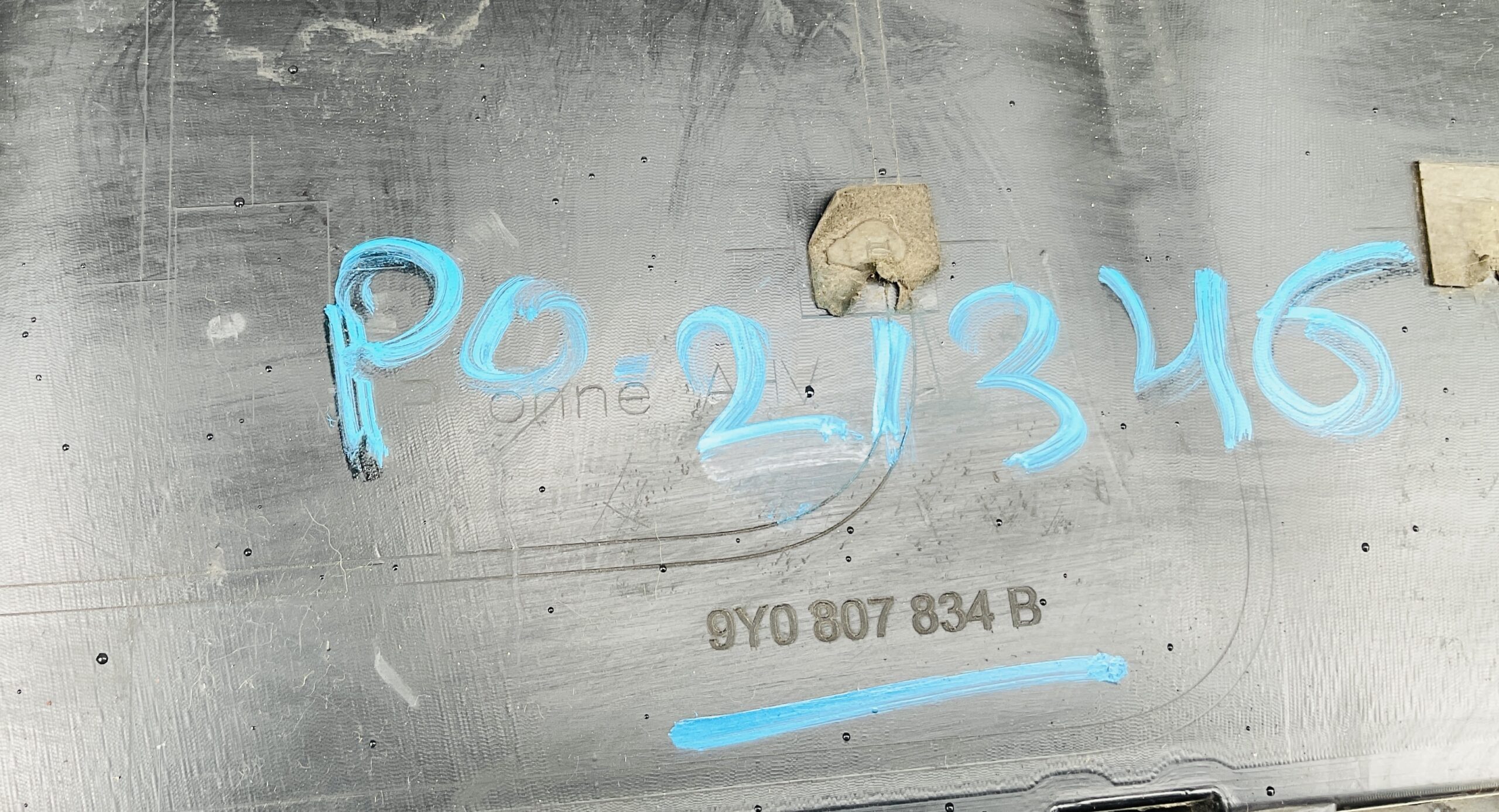 Achterbumper Lip Porsche Cayenne 9Y0807834B Diffuser PO-21346