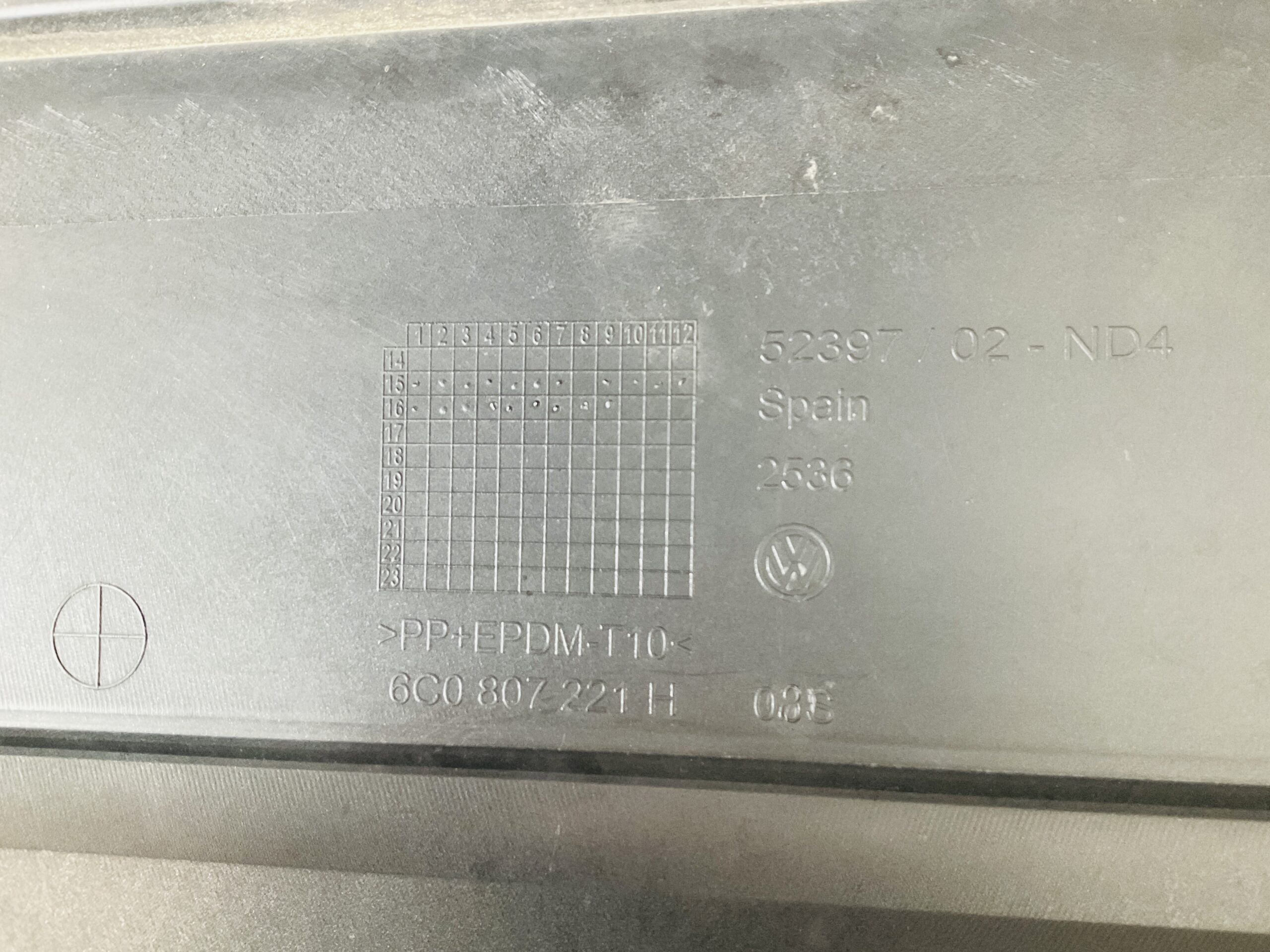 Bumper Volkswagen Polo 6C GTI 2013-2017 6C0807221H Voorbumper 1-C9-13985z