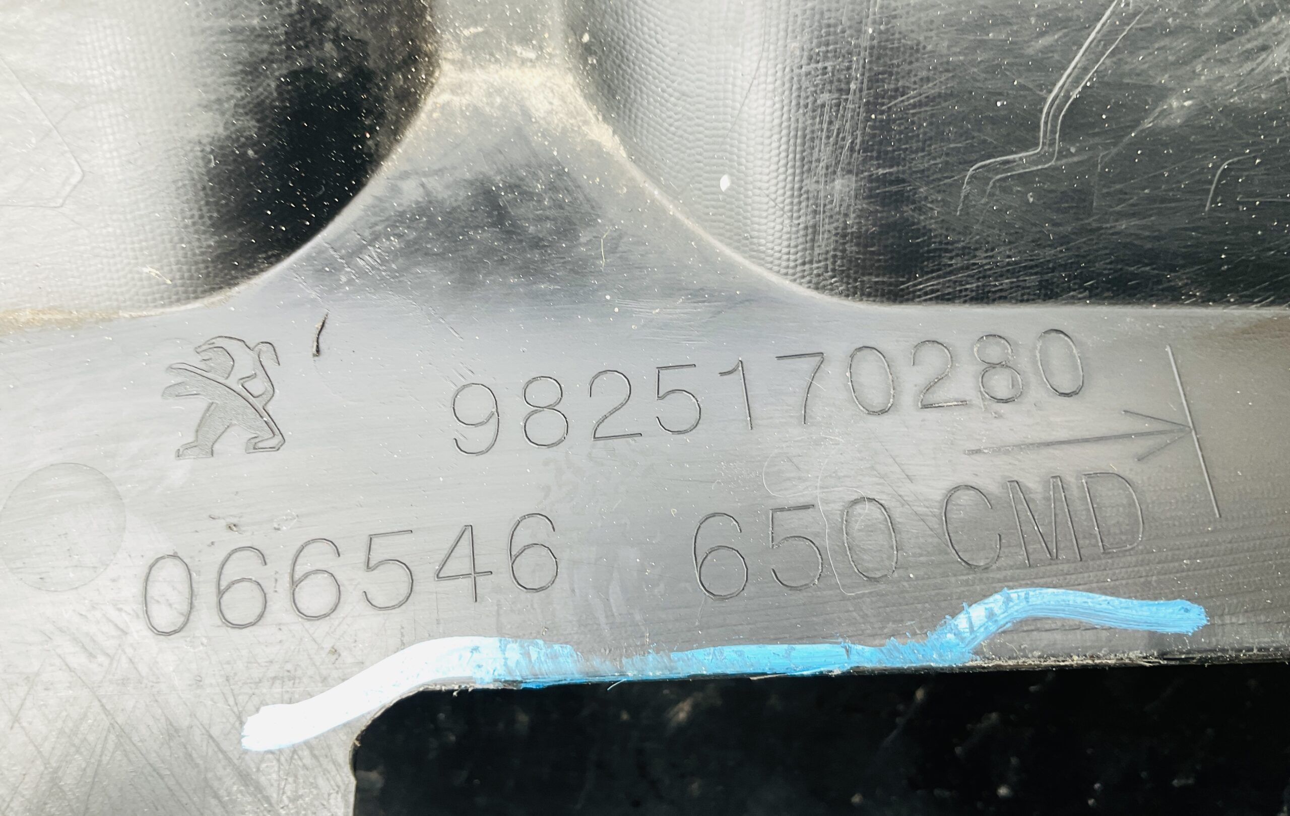 Bumper Lip Peugeot 208 II 9825170280 Achterbumperspoiler PE-21354