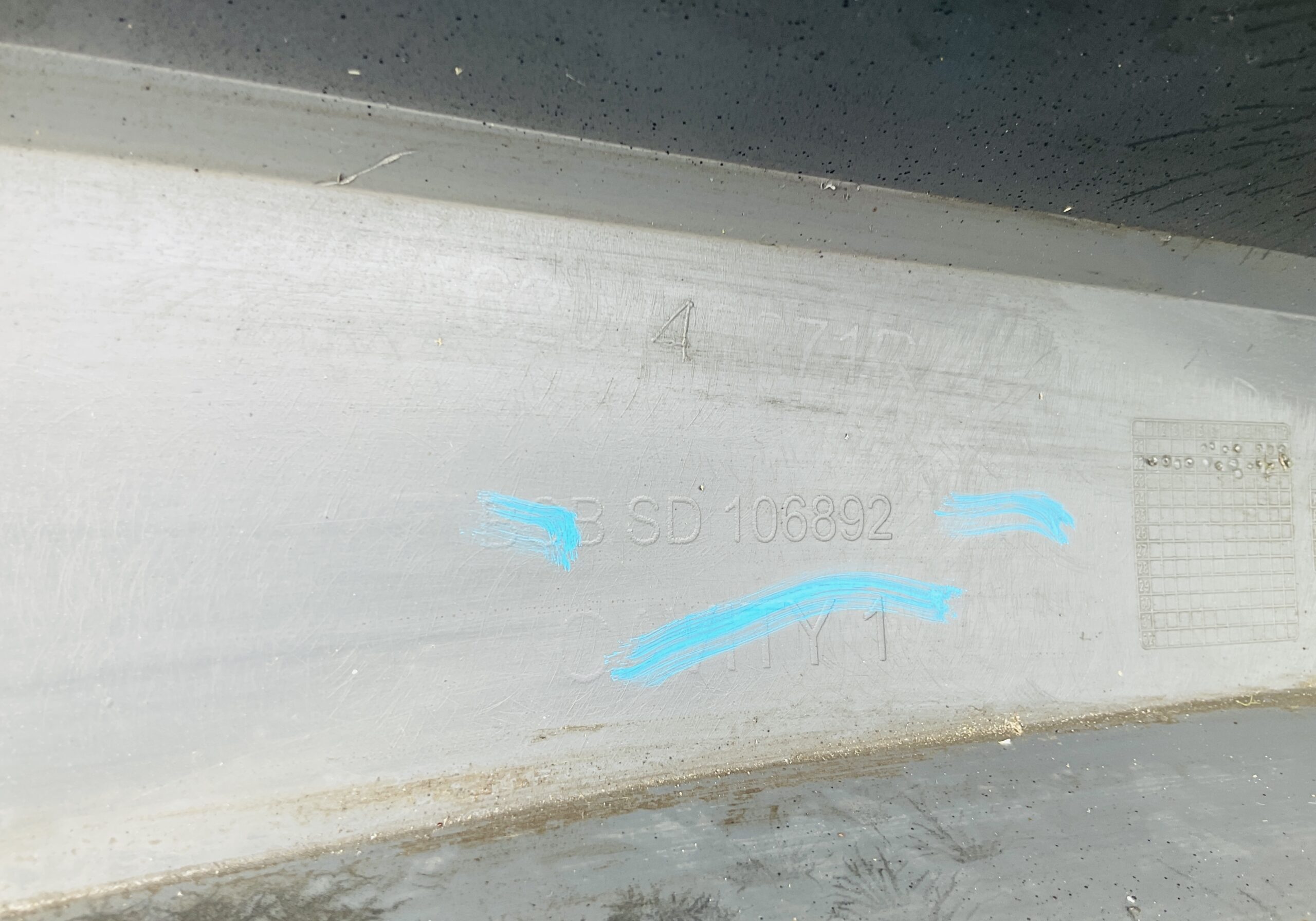 Bumper Lip Renault Mégane 620843271R bumper Spoiler RE-21356