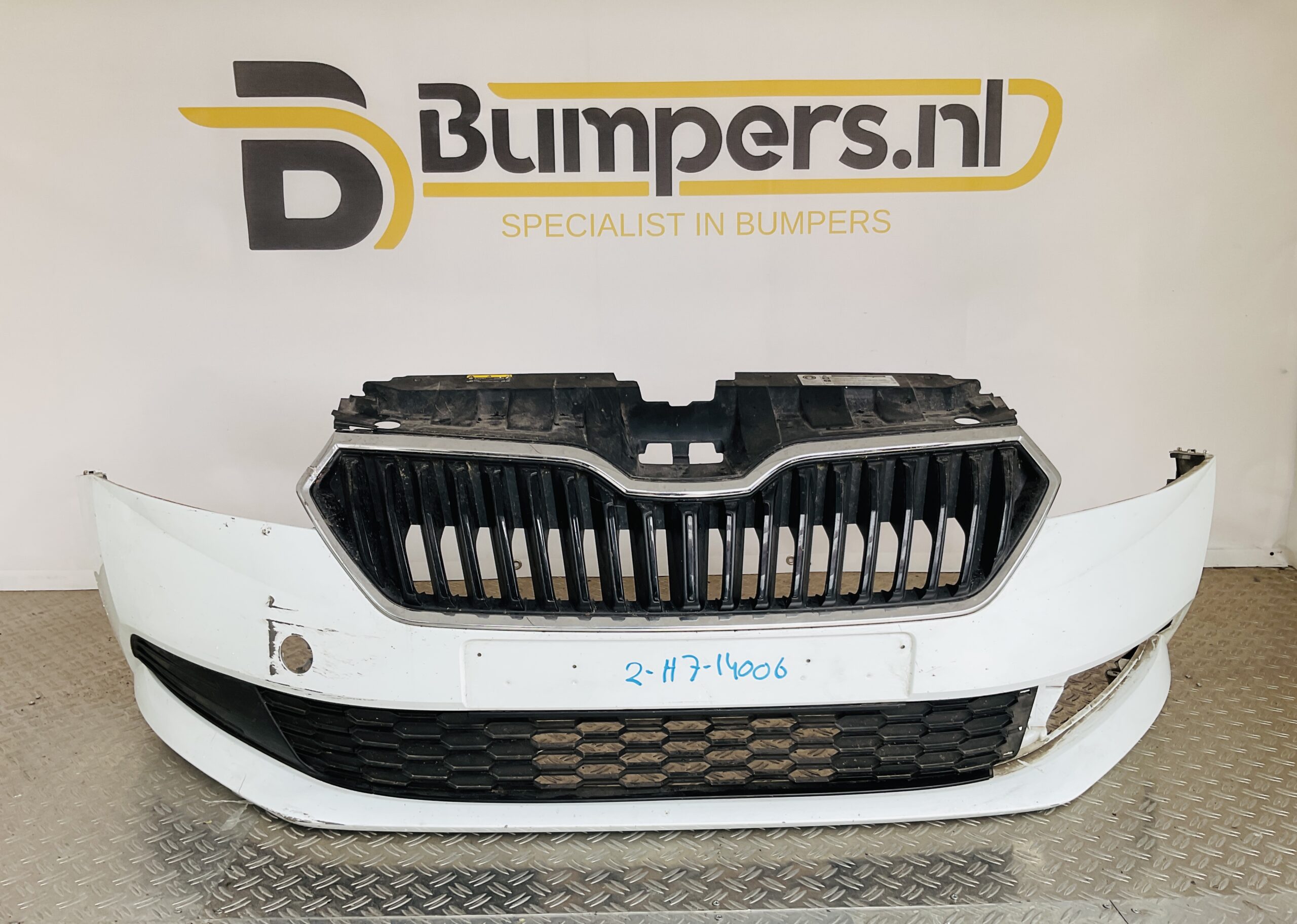 Bumper Skoda Fabia Facelift 2019-2023 6V0807221F Voorbumper 2-H7-14006z
