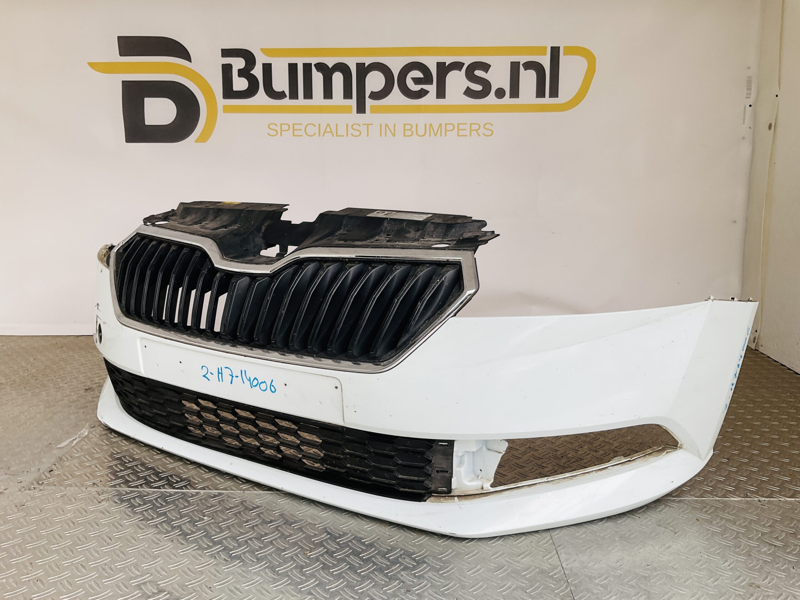 Bumper Skoda Fabia Facelift 2019-2023 6V0807221F Voorbumper 2-H7-14006z