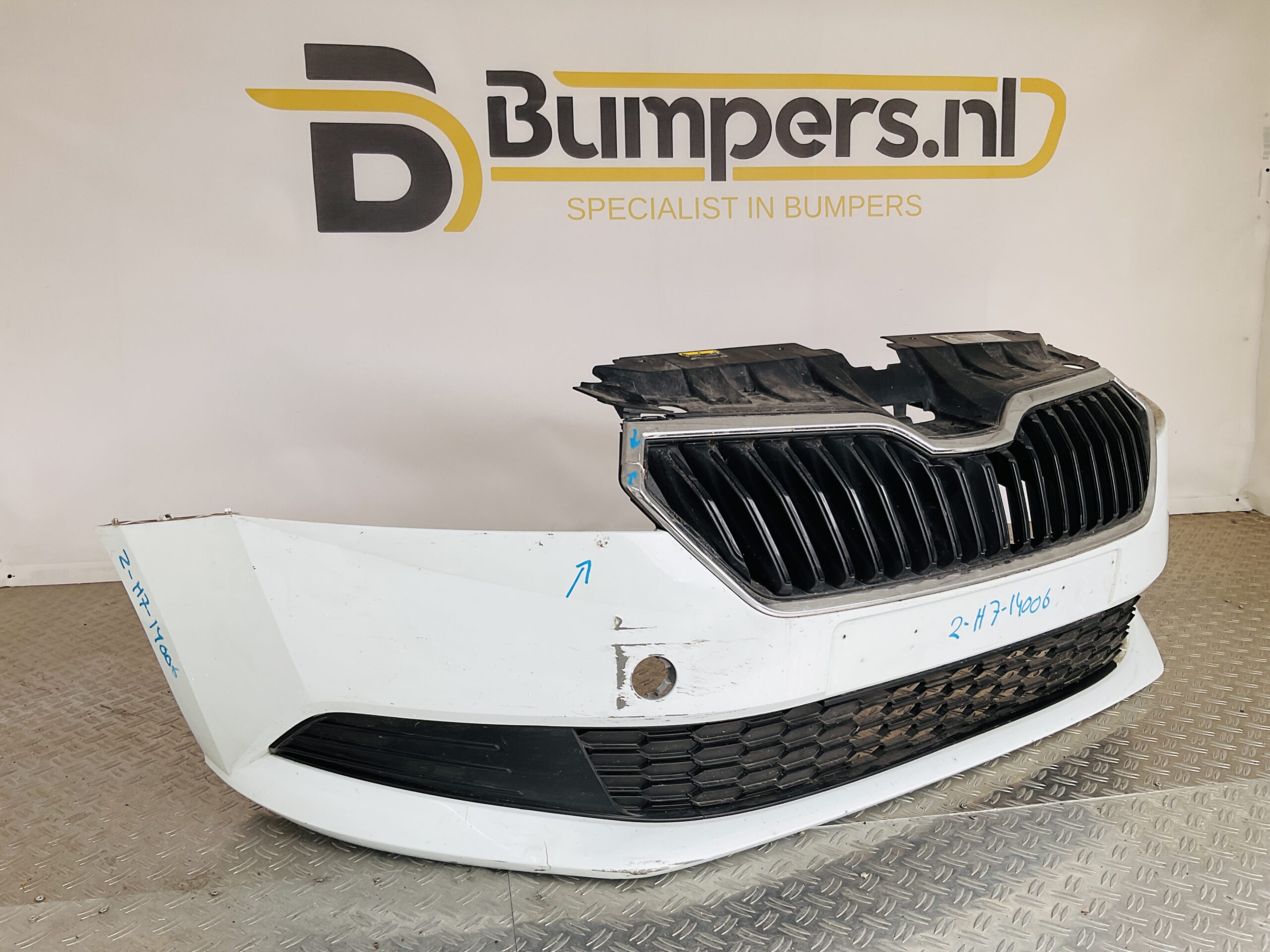 Bumper Skoda Fabia Facelift 2019-2023 6V0807221F Voorbumper 2-H7-14006z